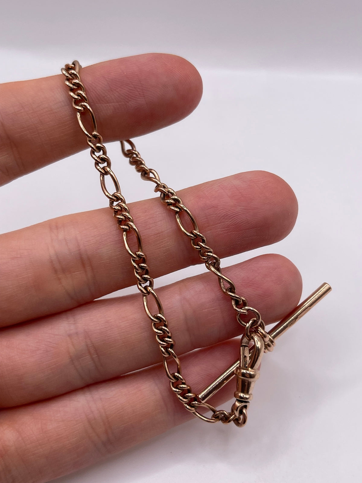 9ct rose gold bracelet