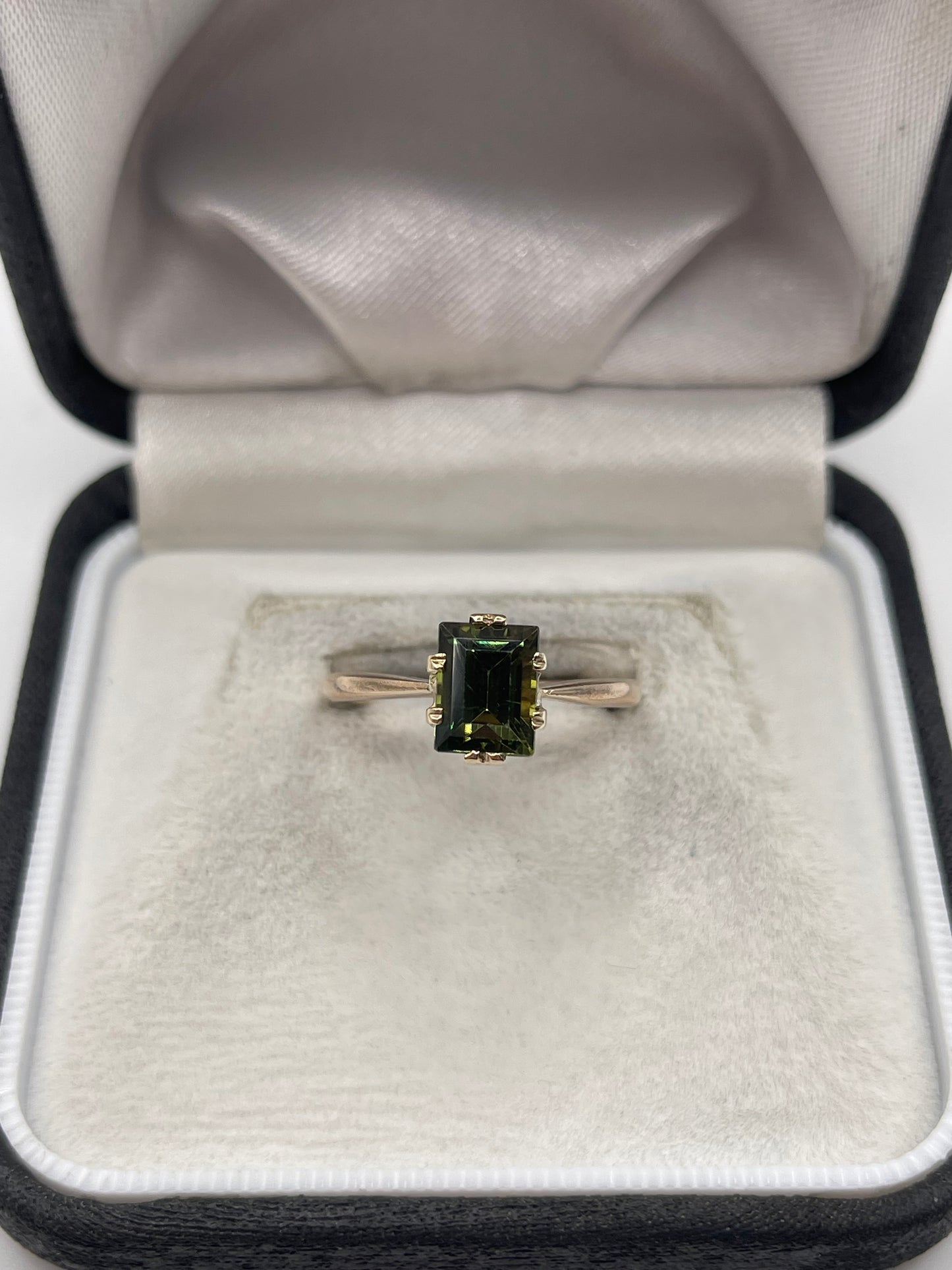 9ct rose gold paste ring