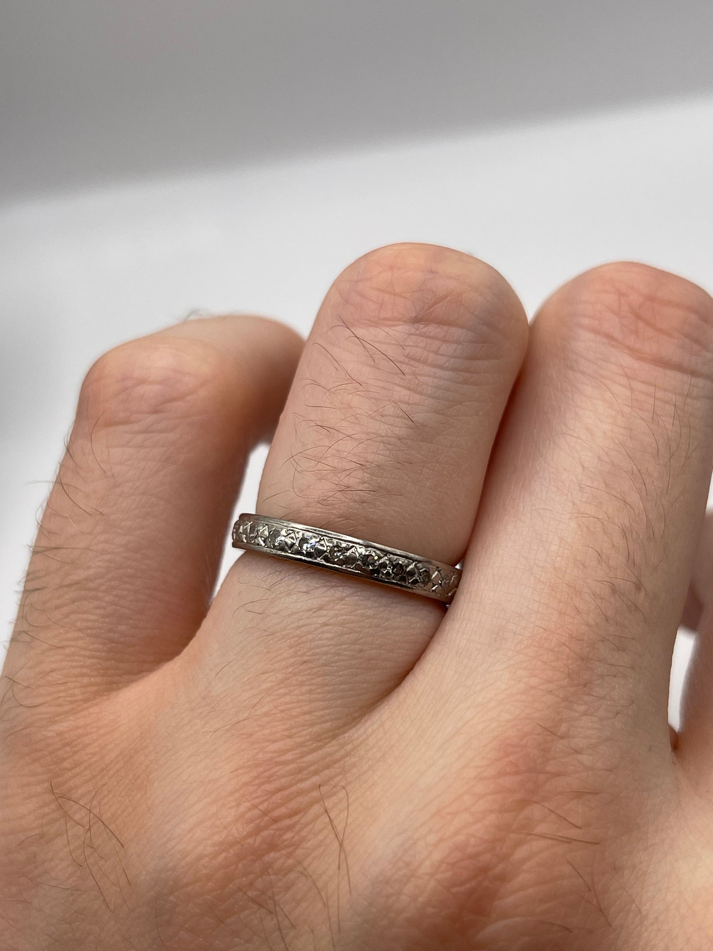 18ct white gold diamond eternity ring