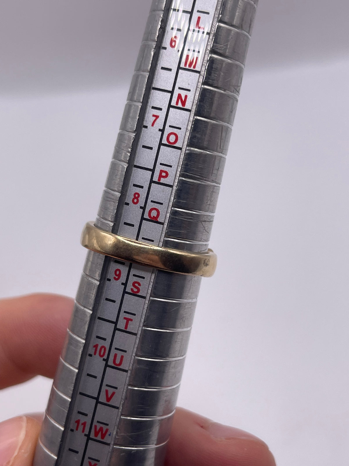 9ct gold ruby and sapphire ring