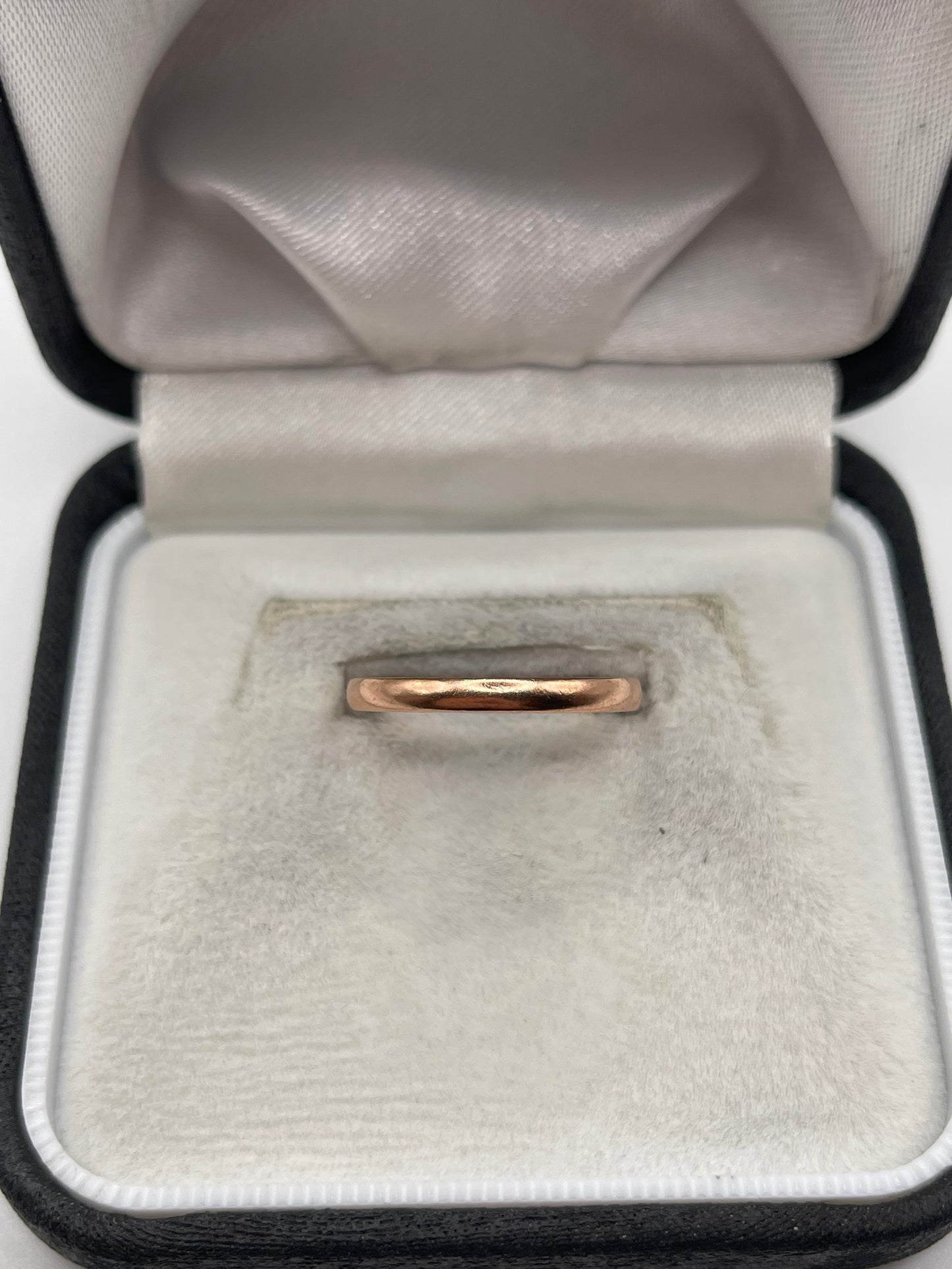 9ct rose gold band