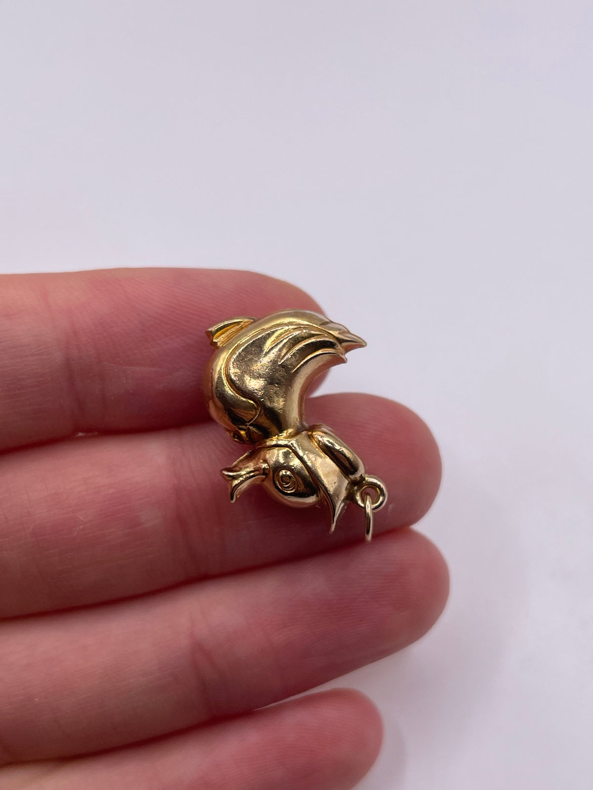 9ct gold duck charm