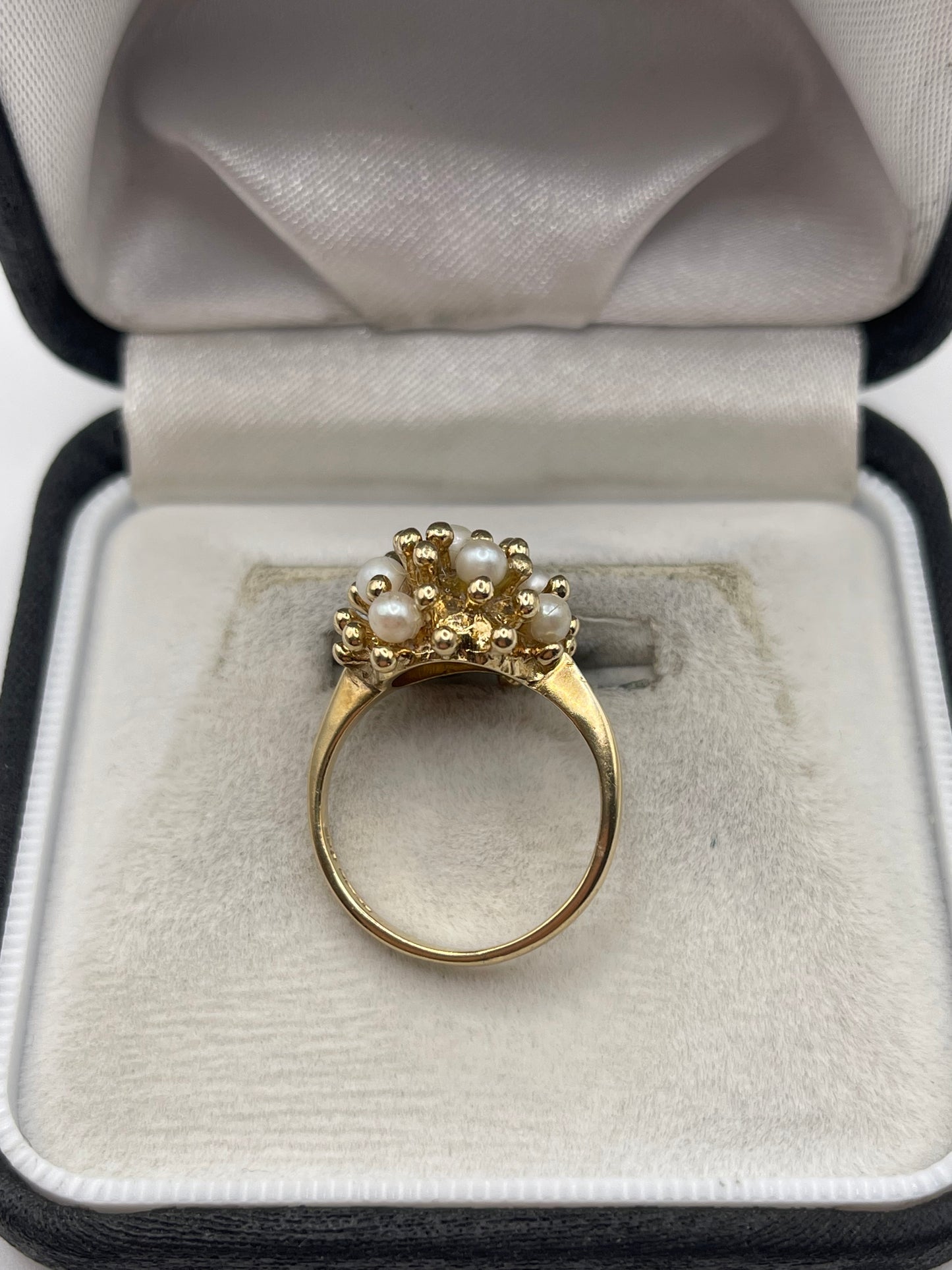 9ct gold pearl ring