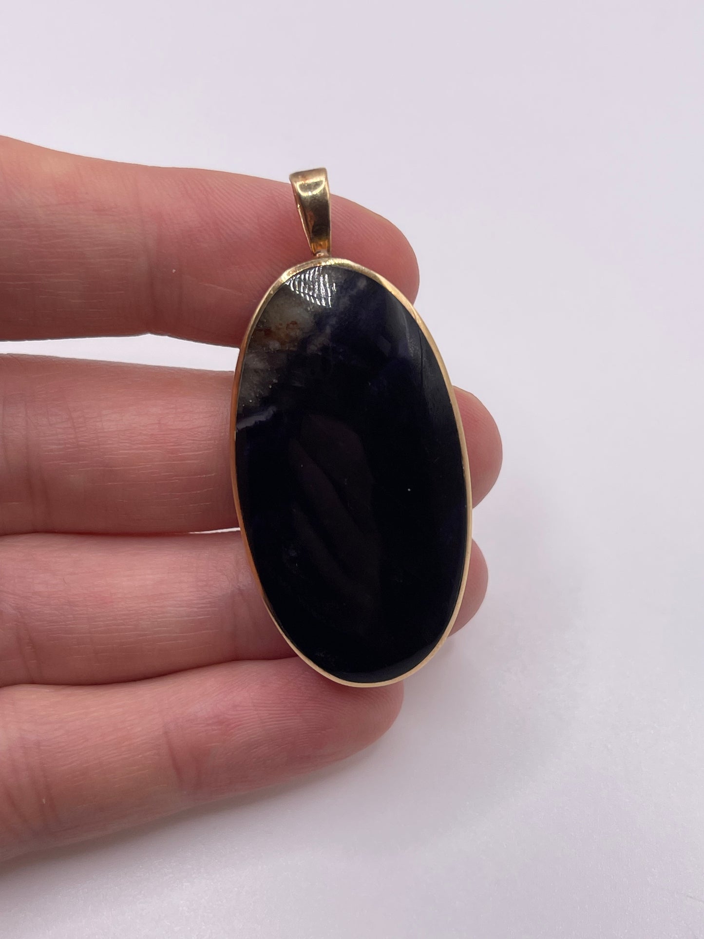 9ct gold blue John fob