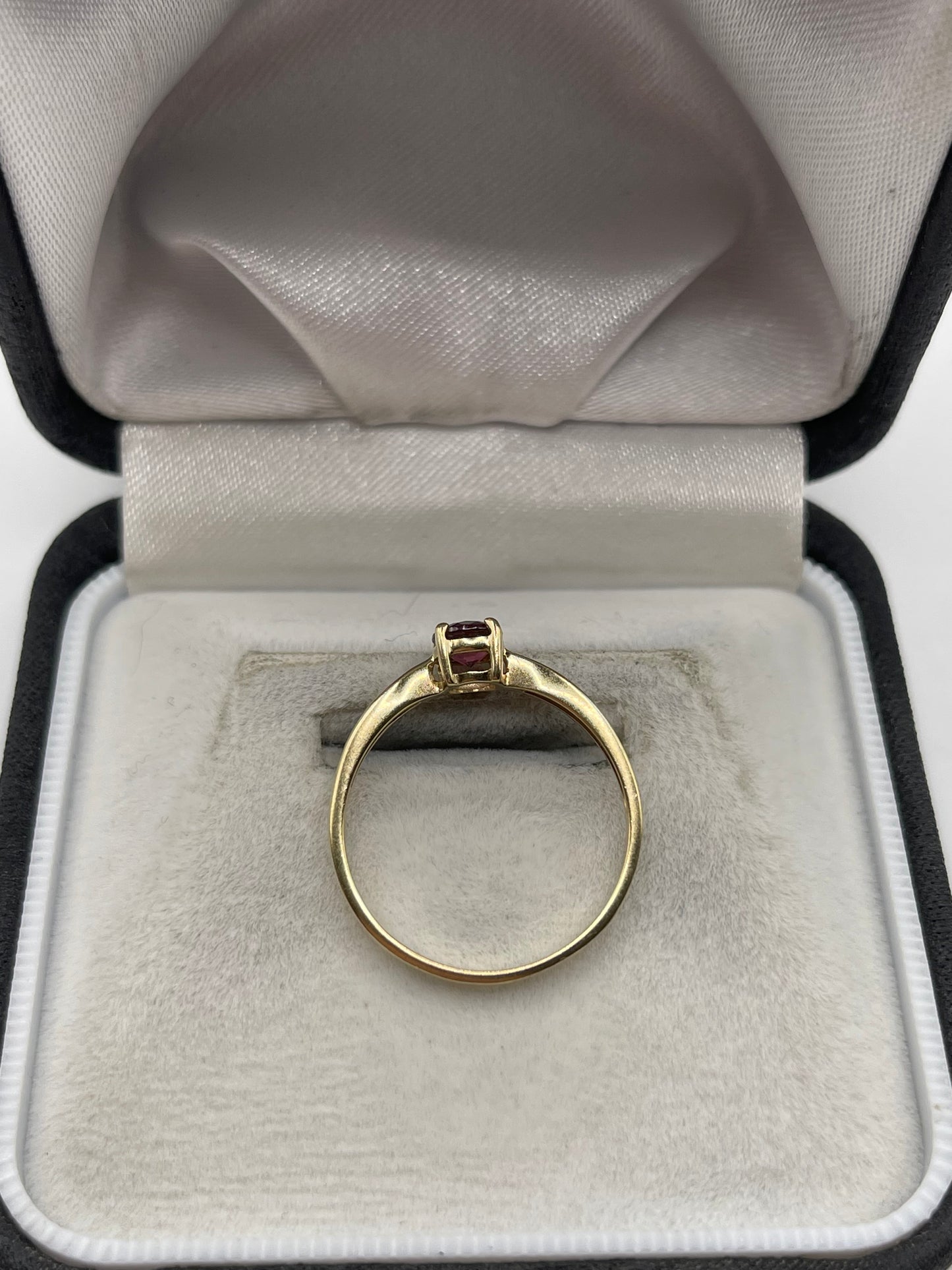 9ct gold tourmaline ring