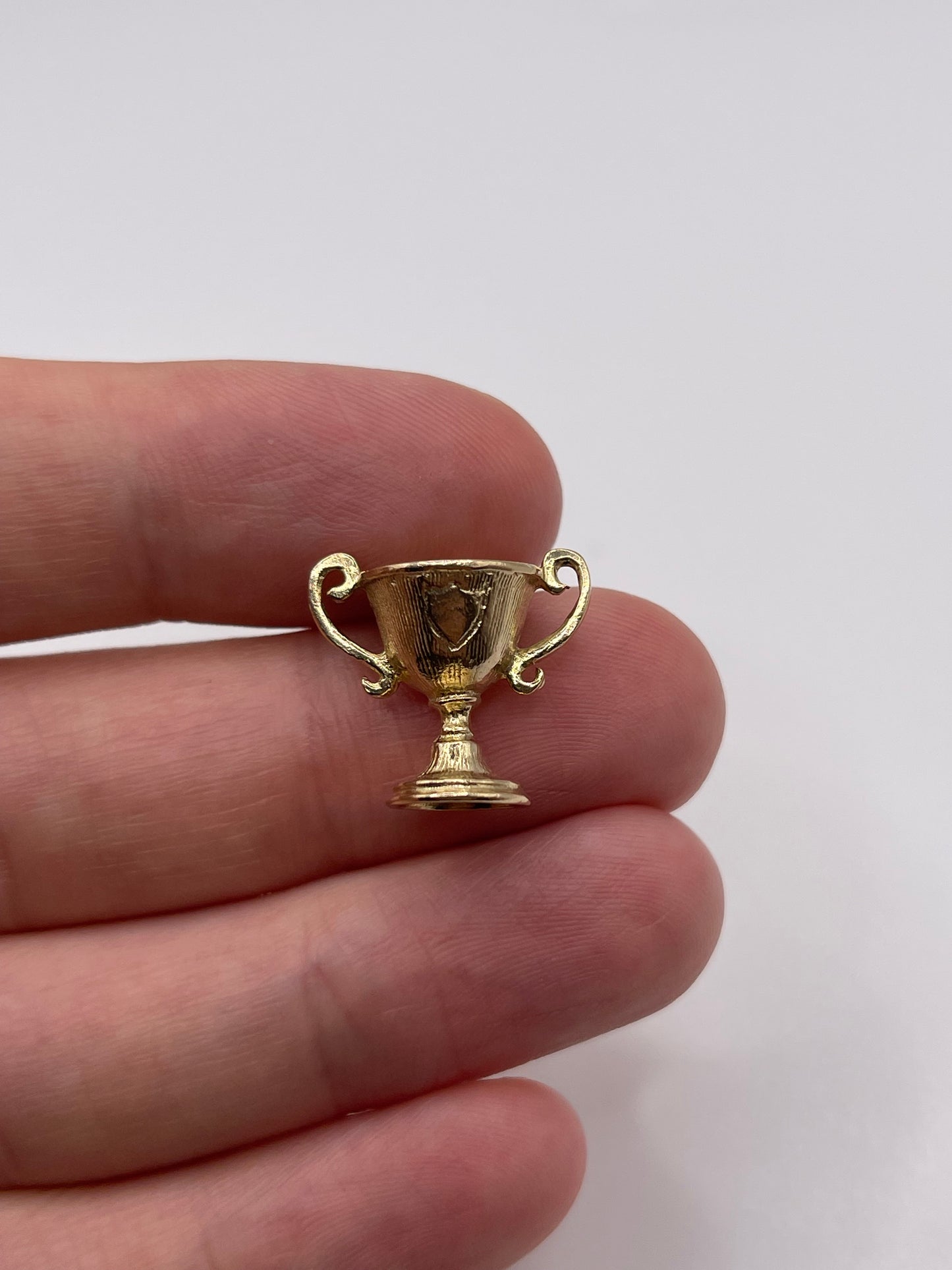 9ct gold trophy charm