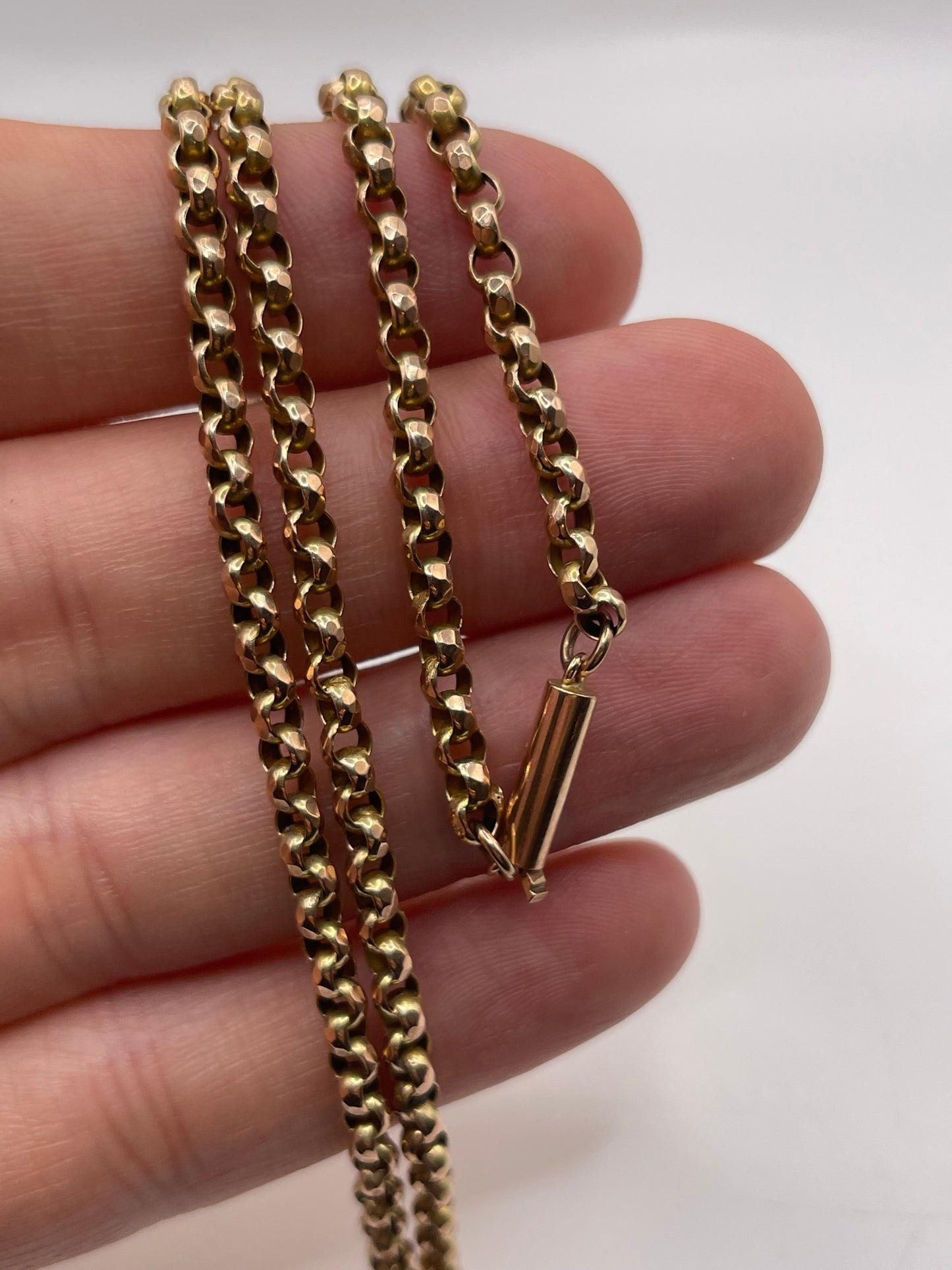 9ct rose gold chain 196