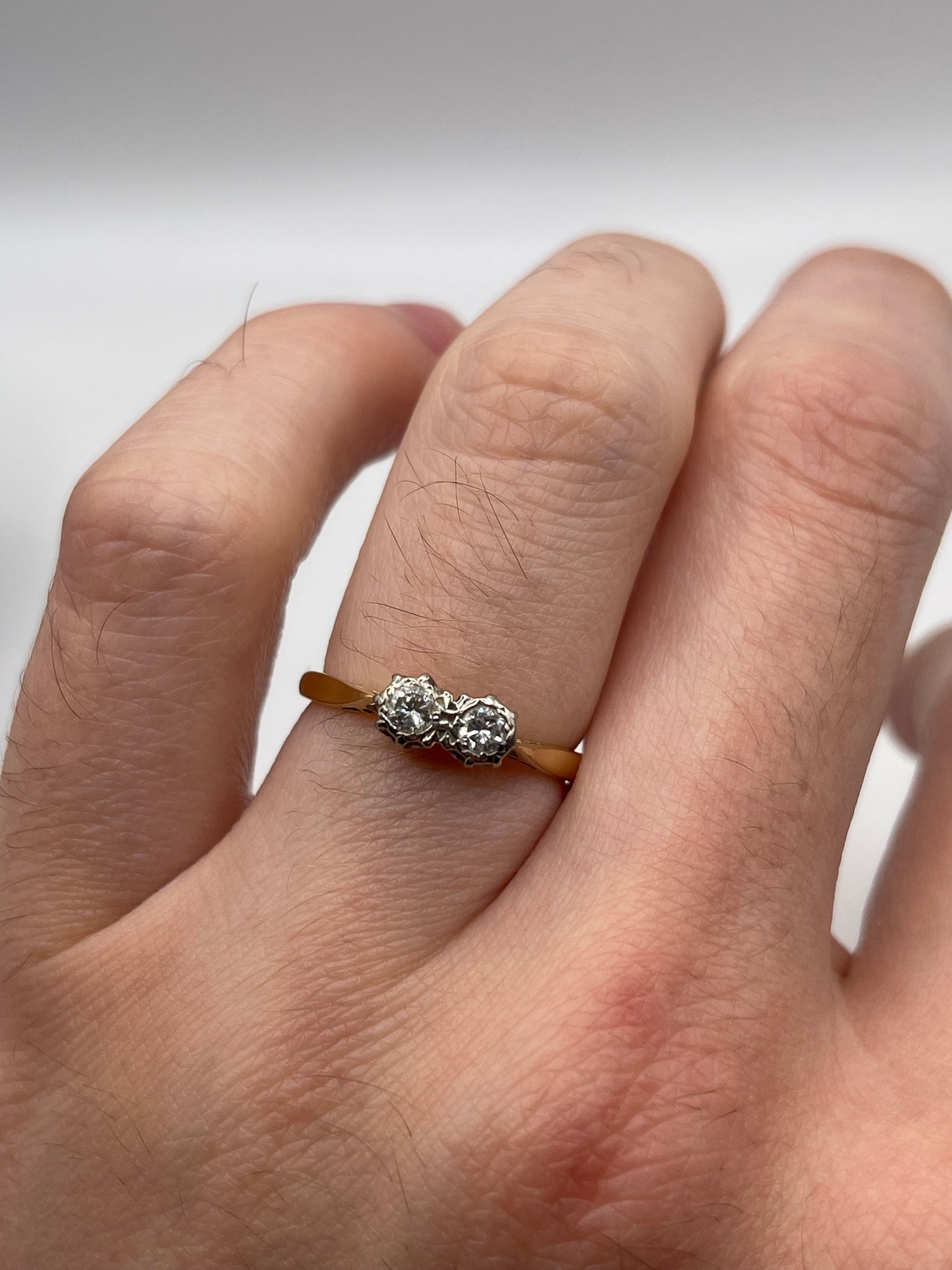 18ct gold diamond ring