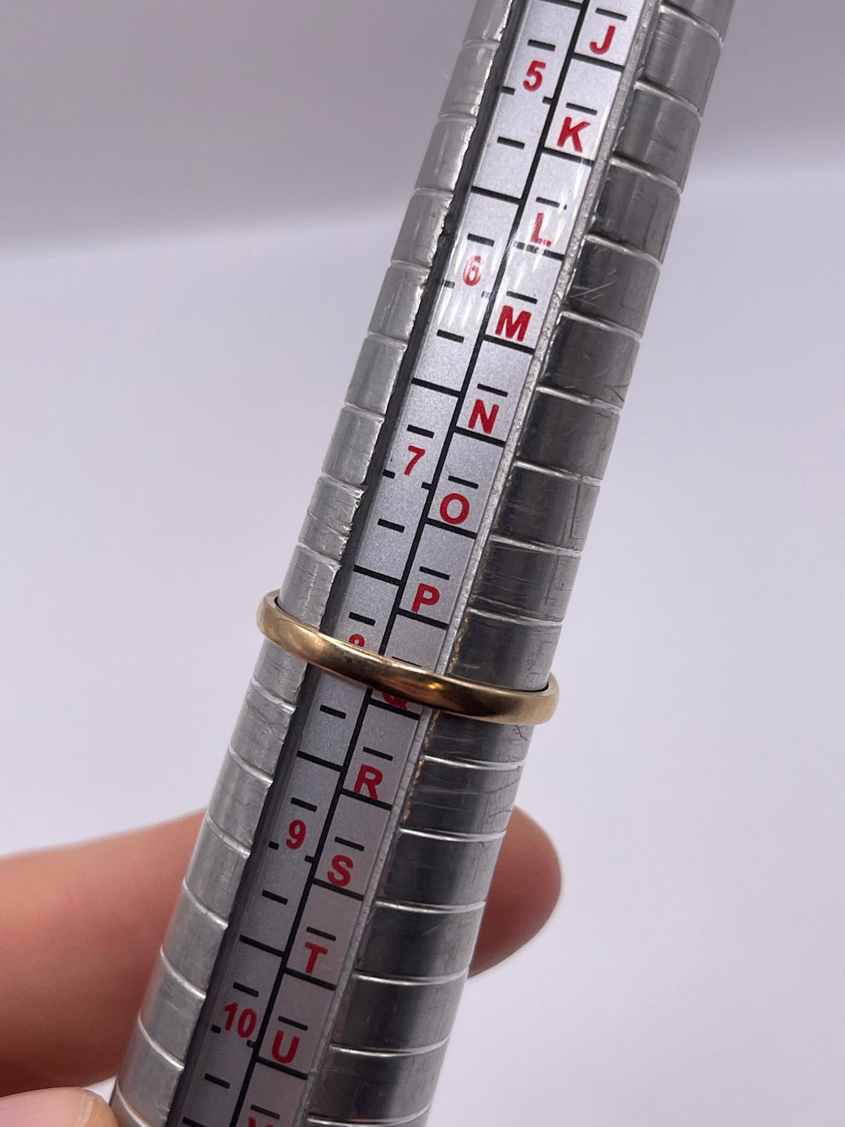 9ct gold amethyst ring