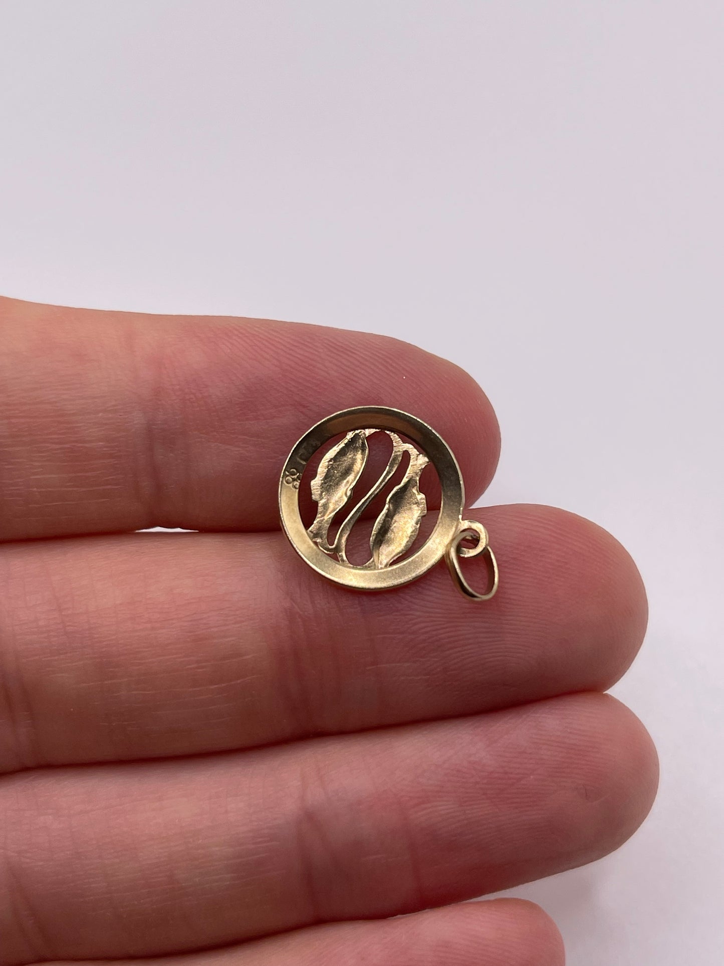 9ct gold pieces pendant