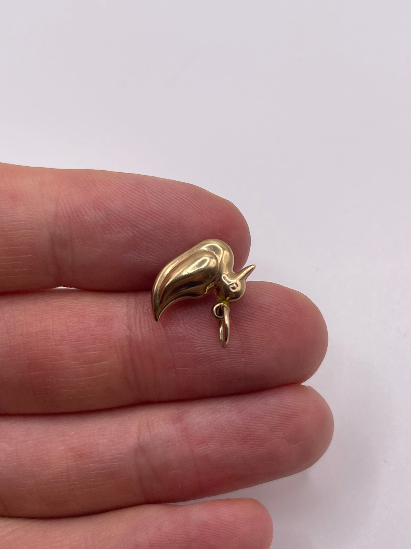 9ct gold duck charm