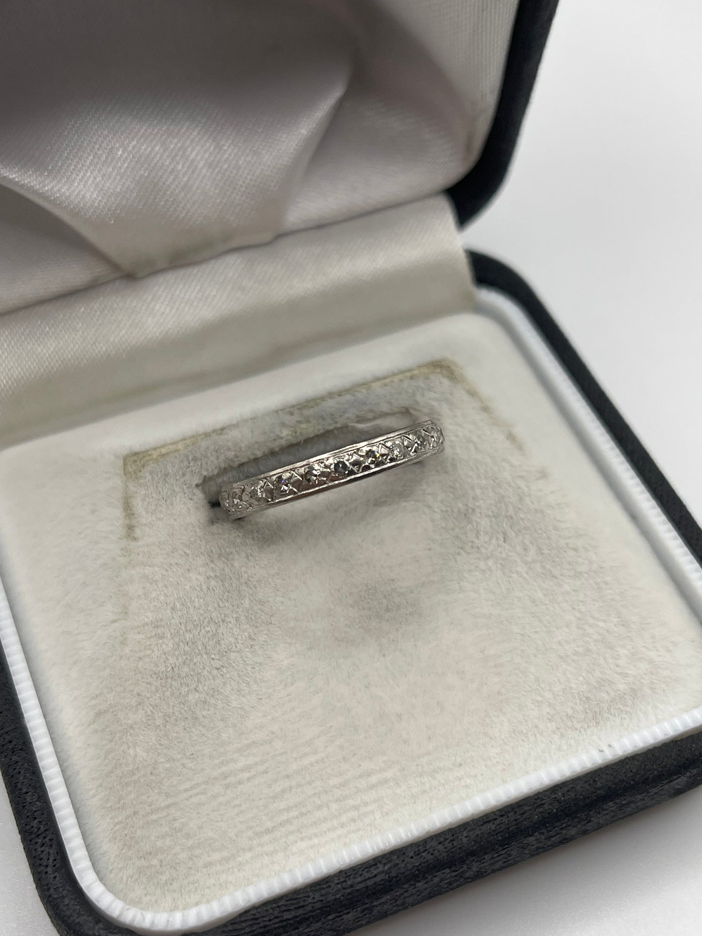 18ct white gold diamond eternity ring