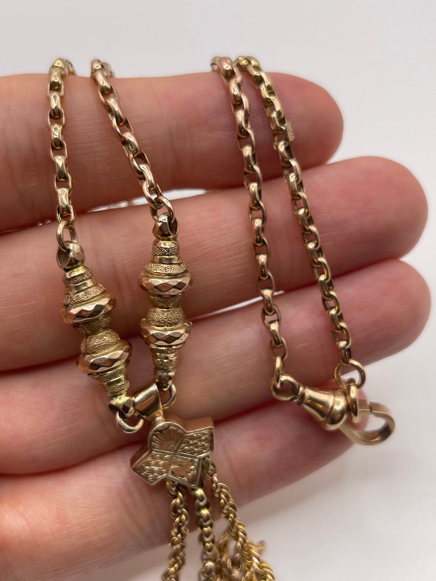 9ct rose gold chain 204