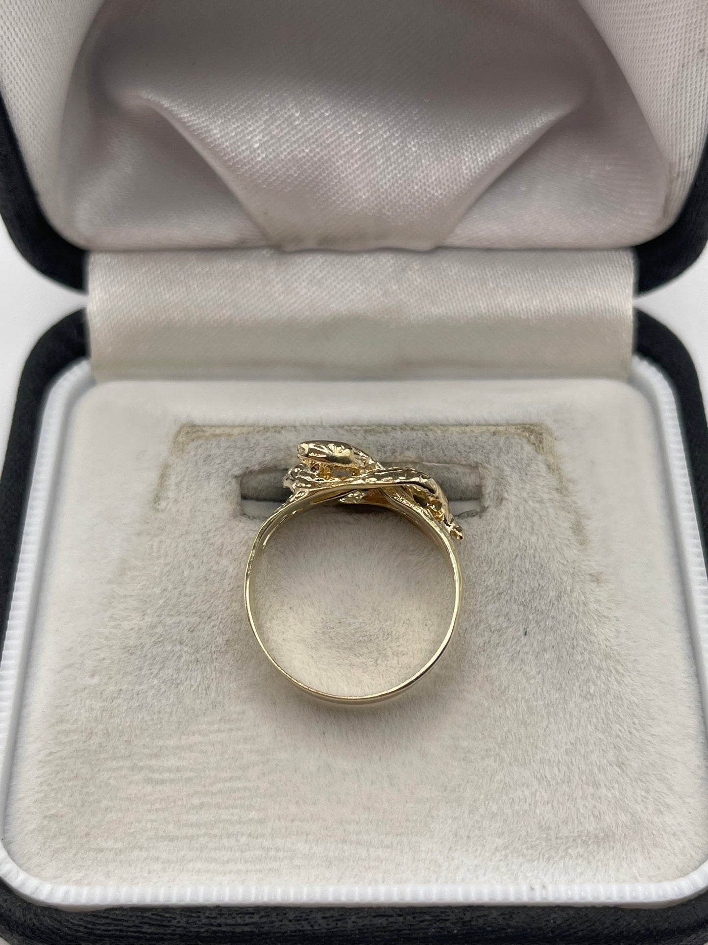 9ct gold snake ring
