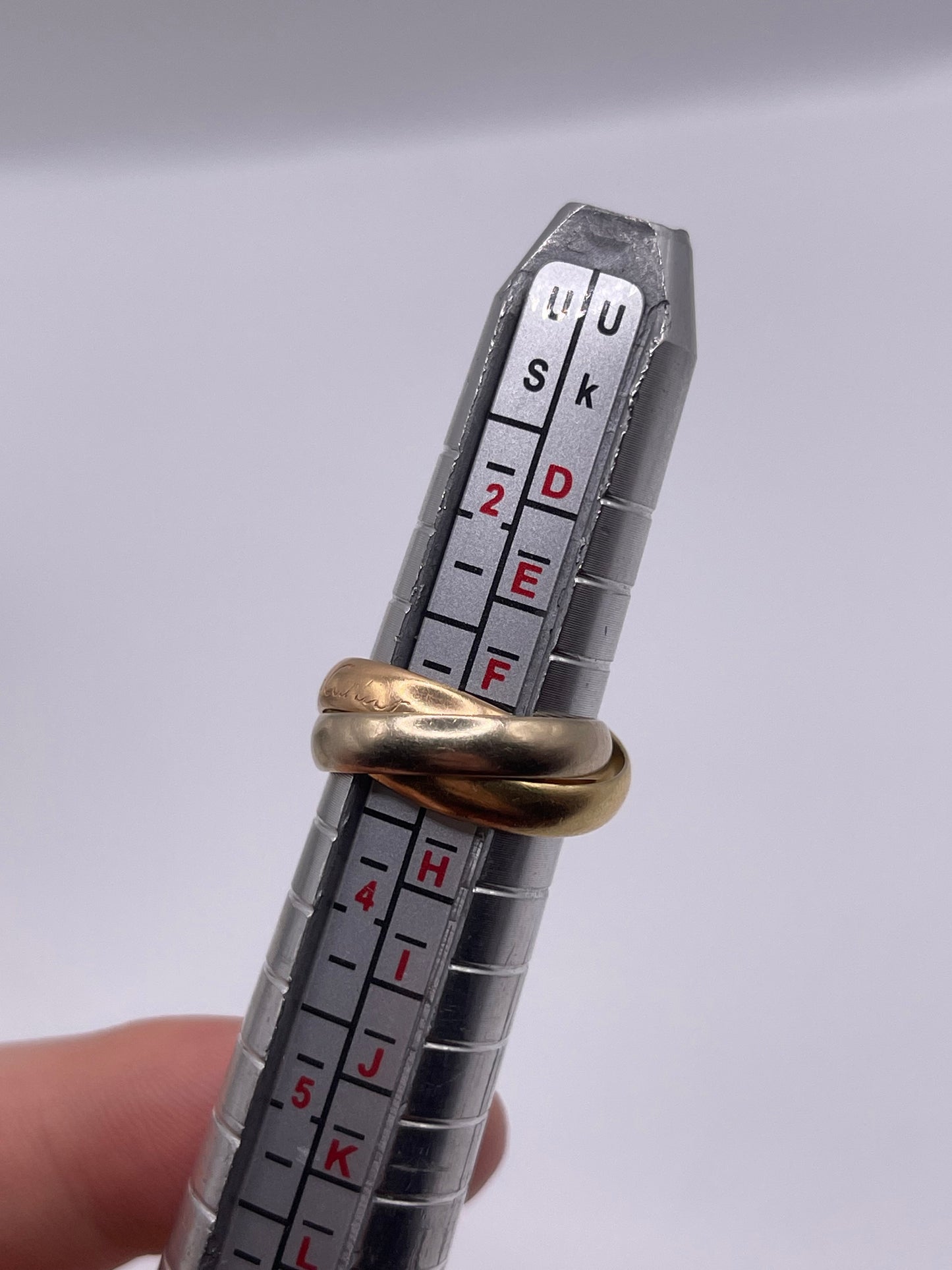 Cartier 18ct gold trinity ring