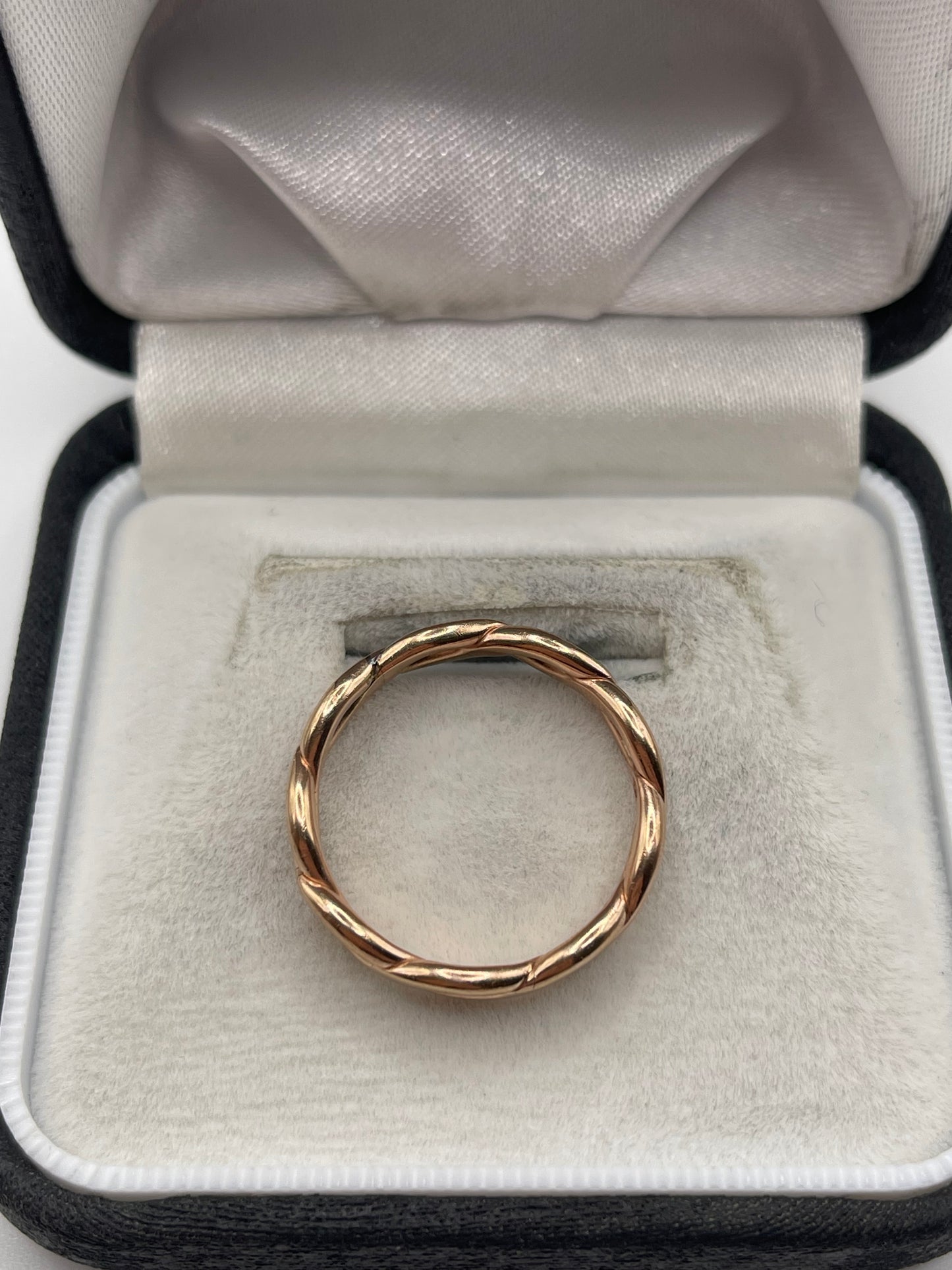 Welsh 9ct rose gold band