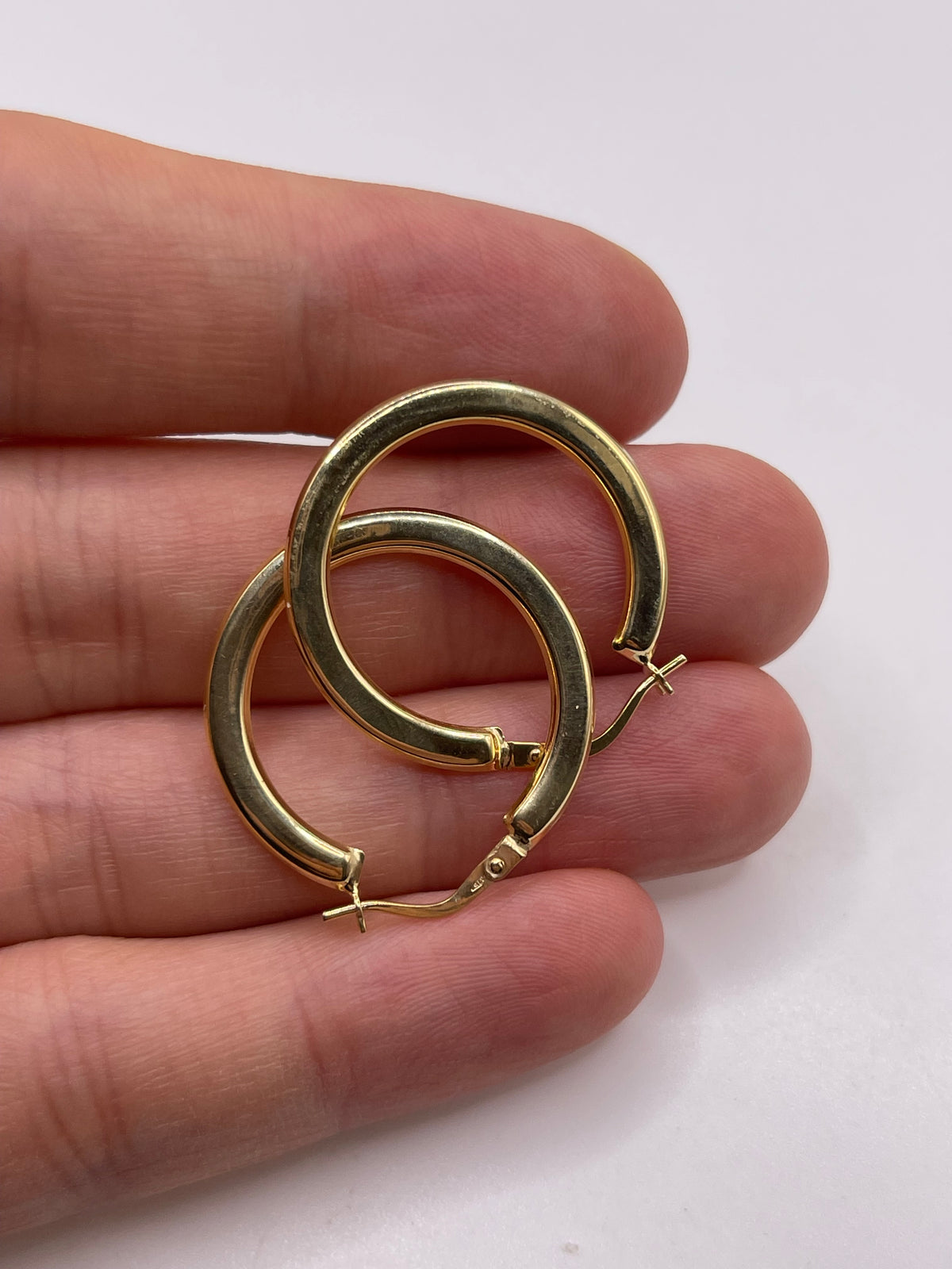 9ct gold Creole earrings