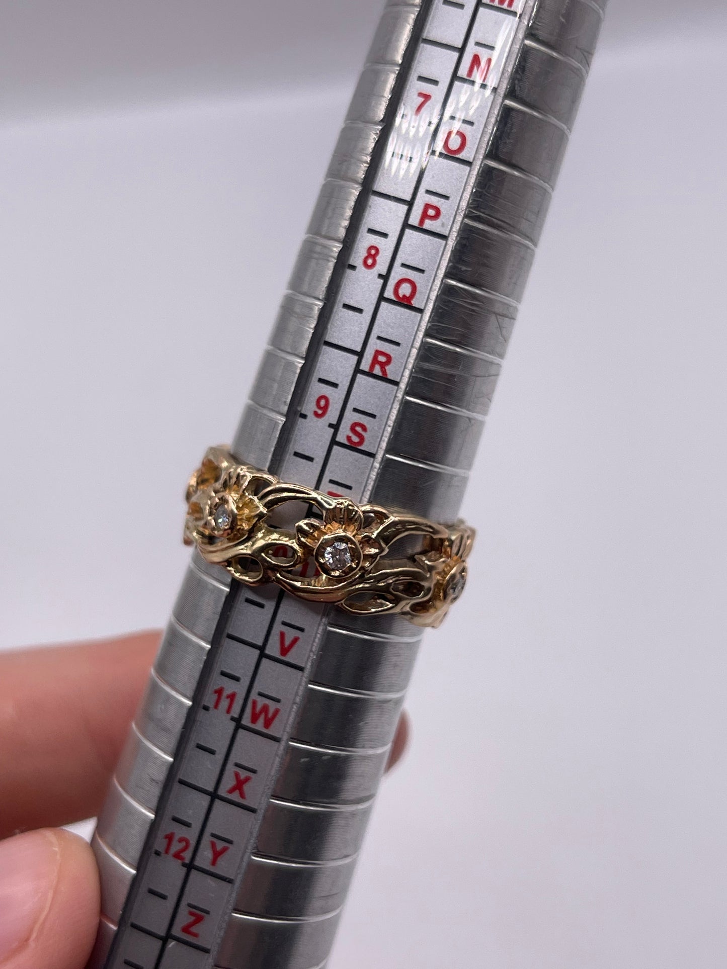 14ct gold diamond eternity ring