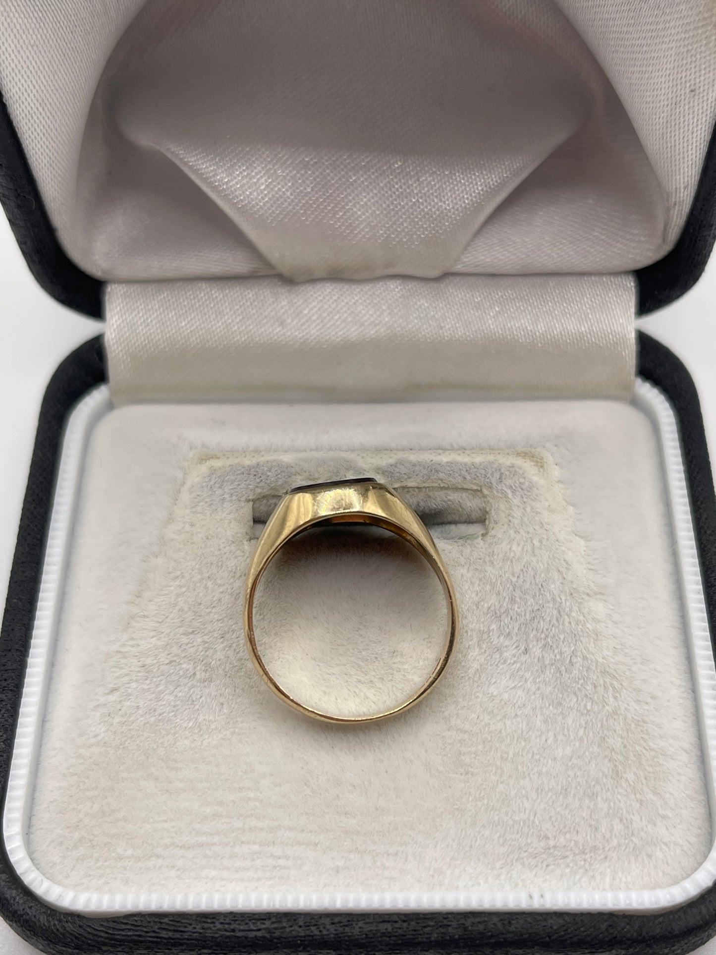 9ct gold onyx Masonic signet ring