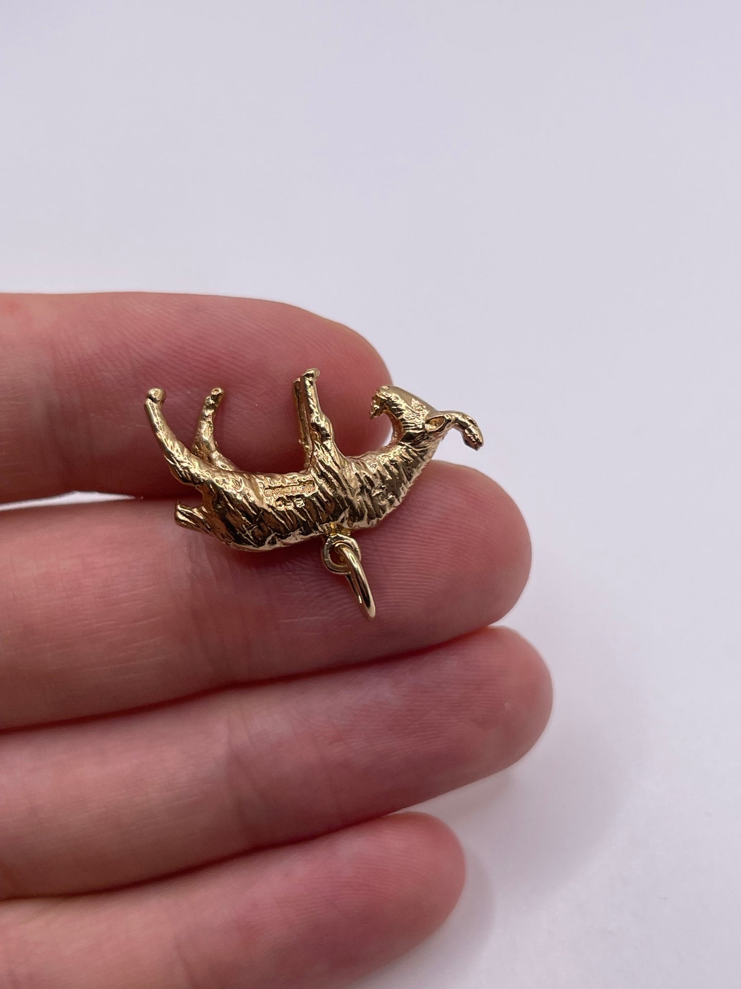 9ct gold goat charm