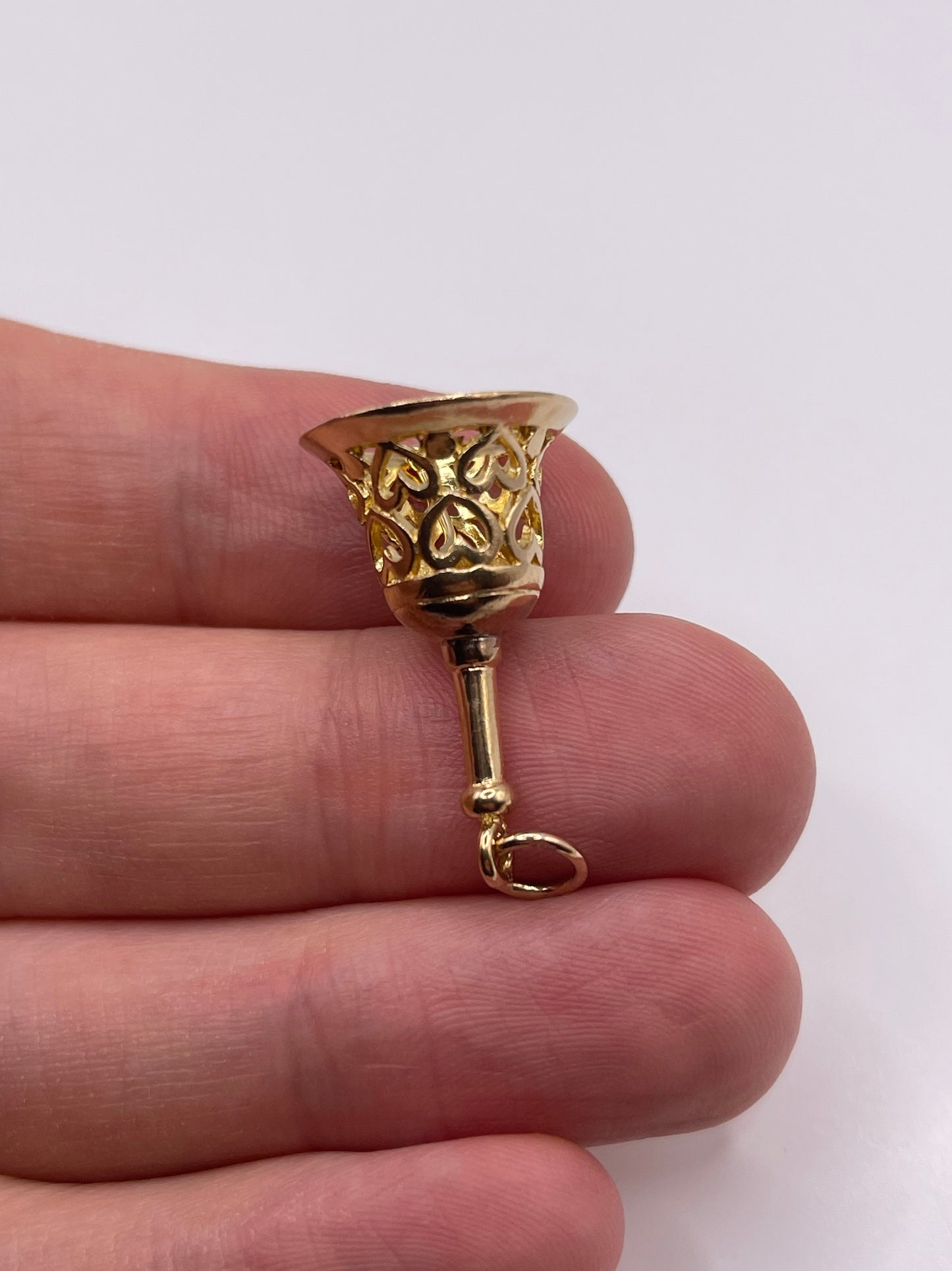 9ct gold bell charm