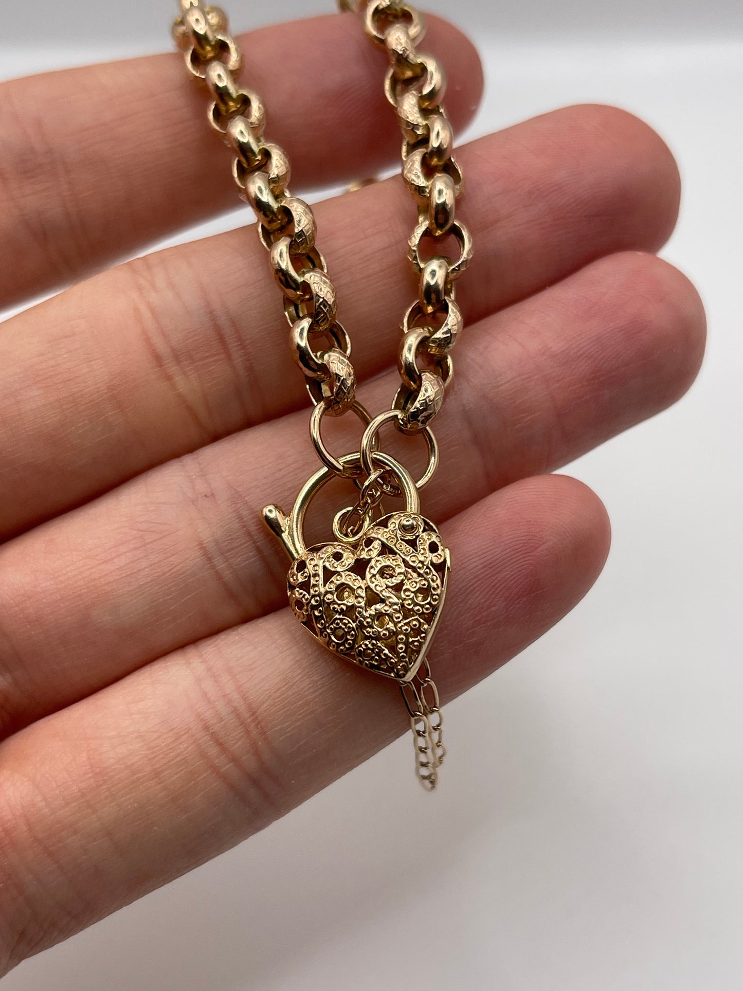 9ct rose gold bracelet