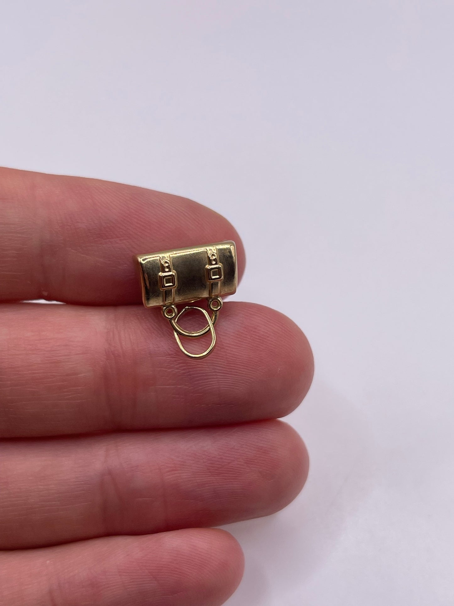 9ct gold bag charm