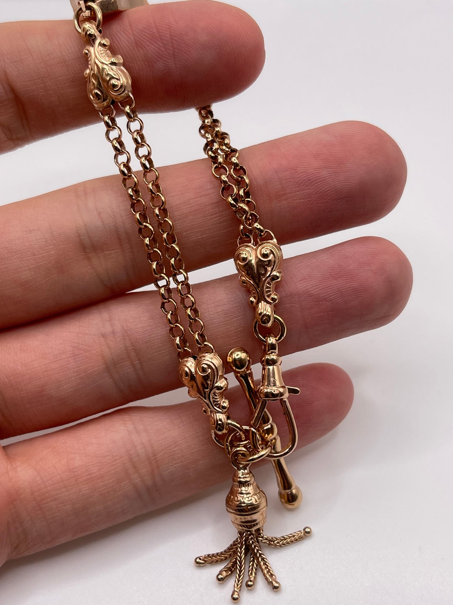 9ct rose gold bracelet