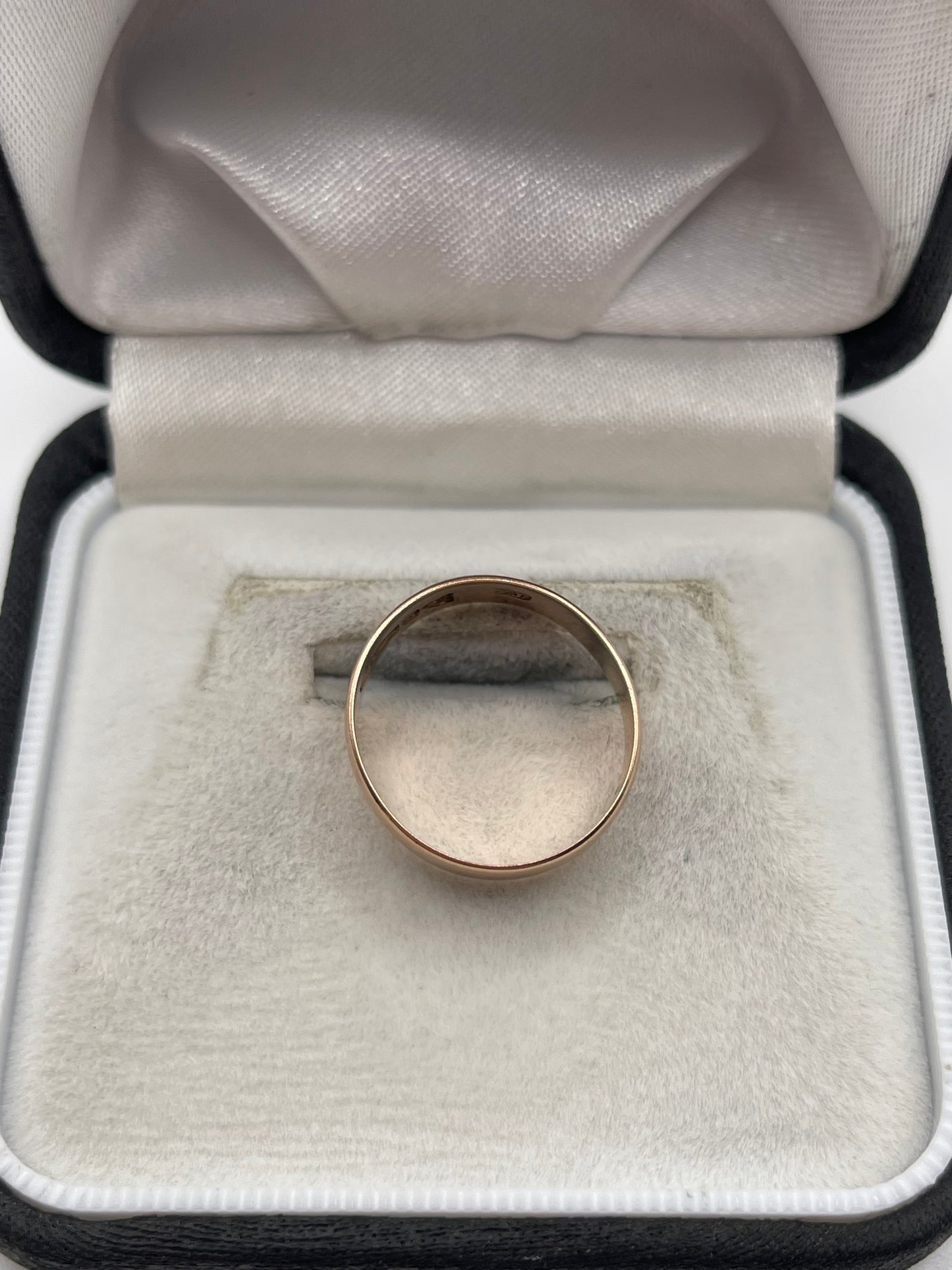 9ct rose gold band