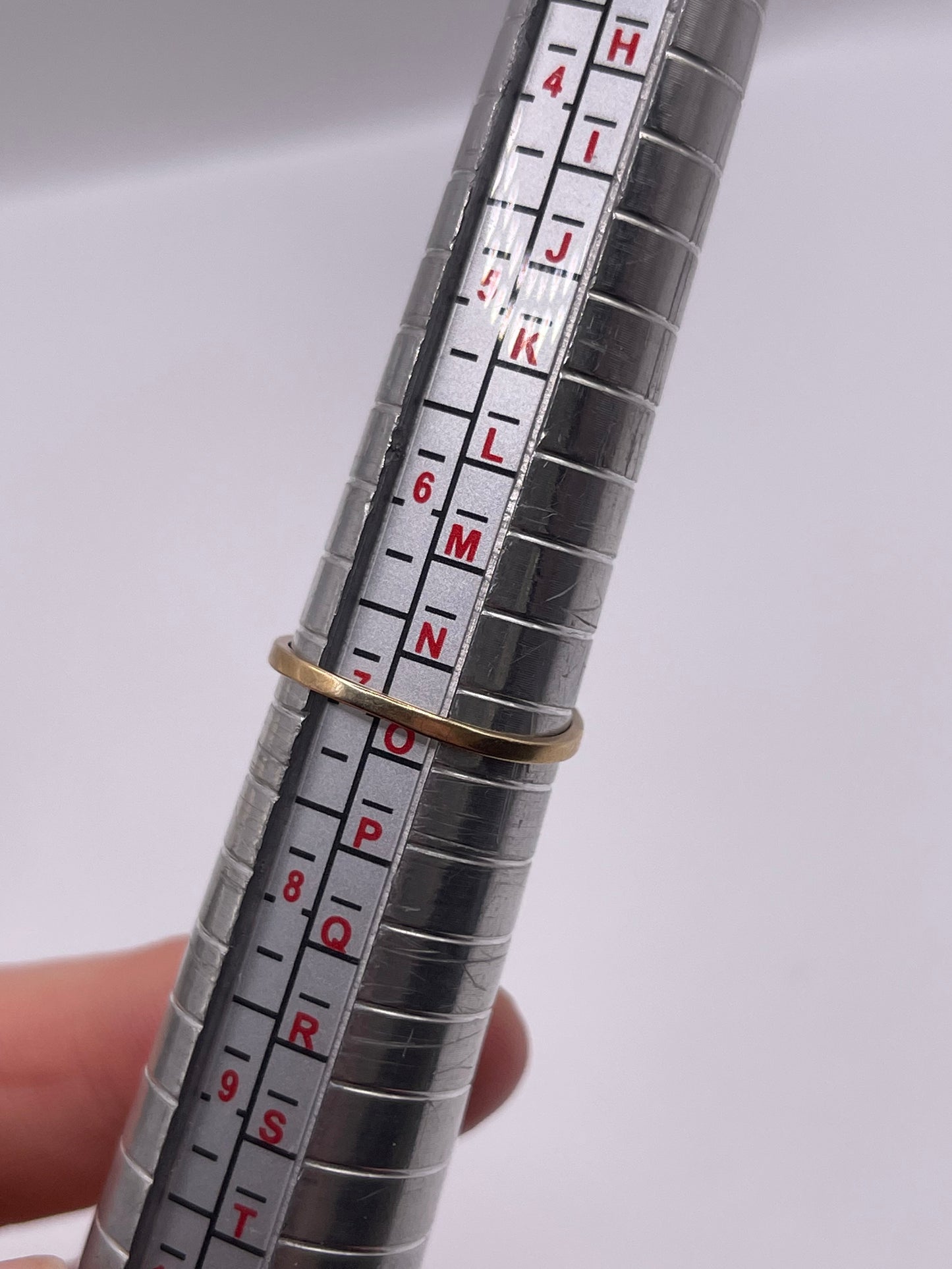 9ct gold onyx initial ring