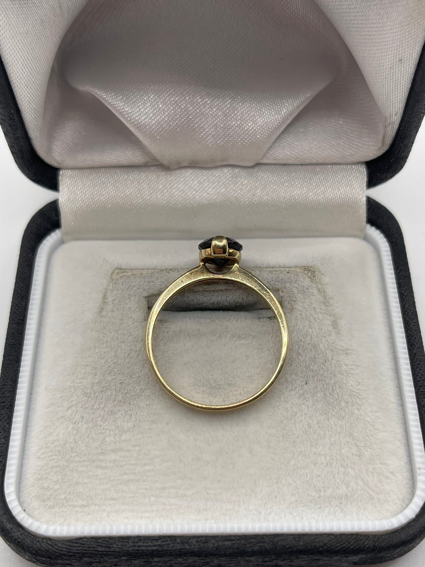 9ct gold Smokey quartz ring