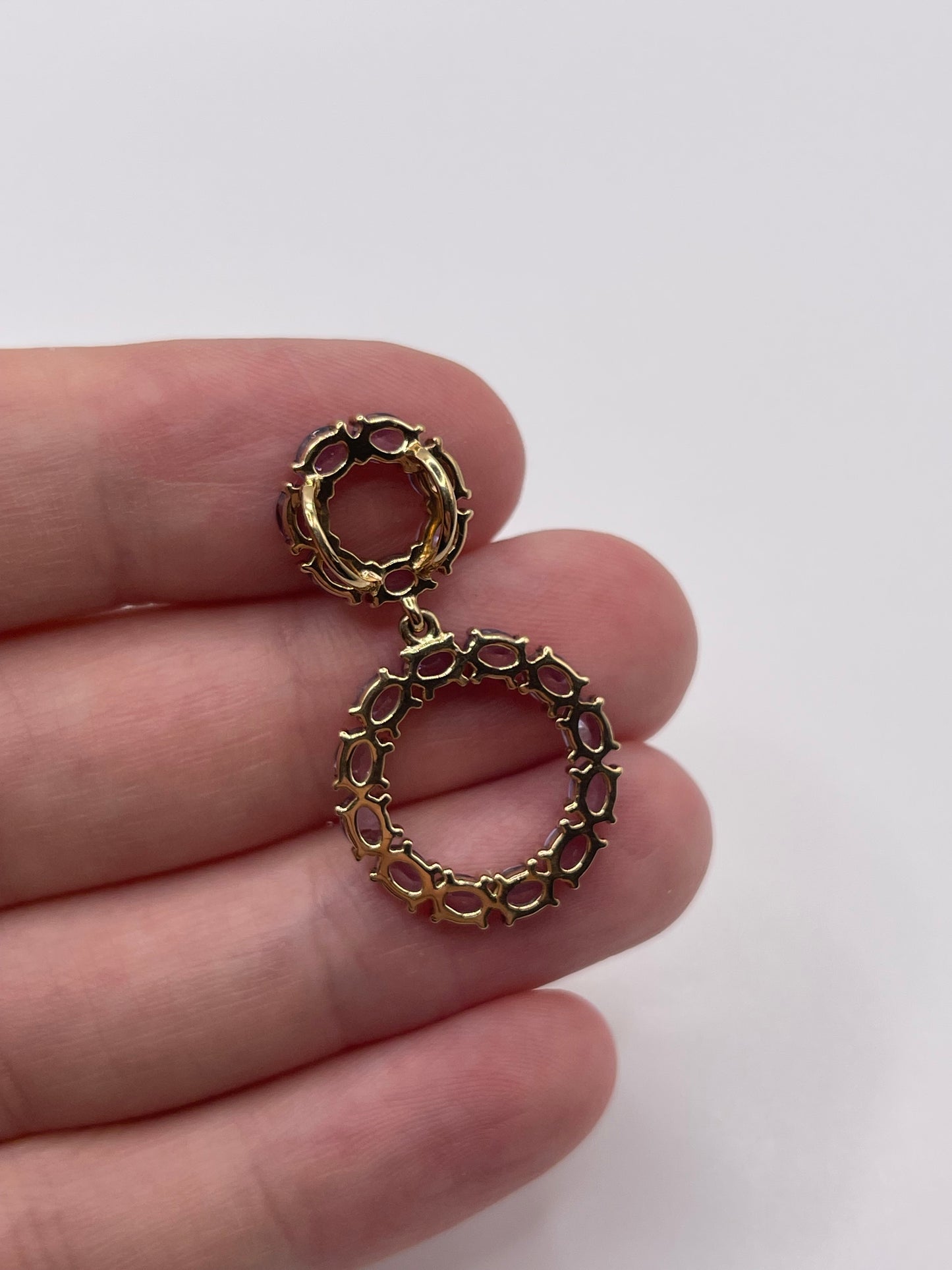 9ct gold tanzanite pendant
