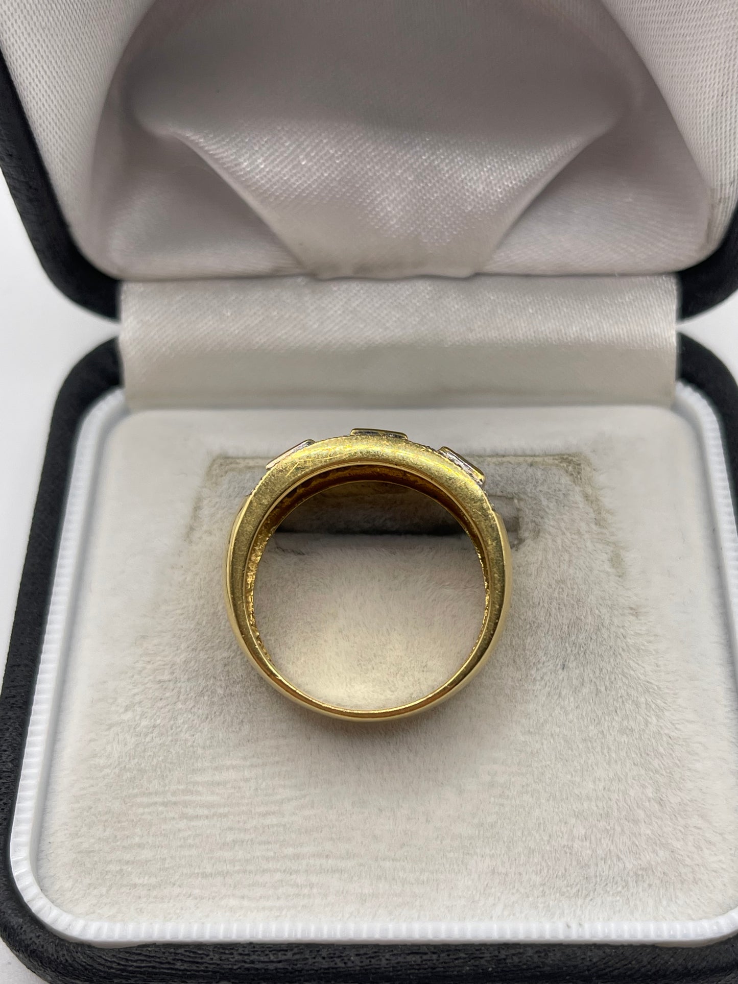 Portuguese 19ct gold ruby and diamond ring