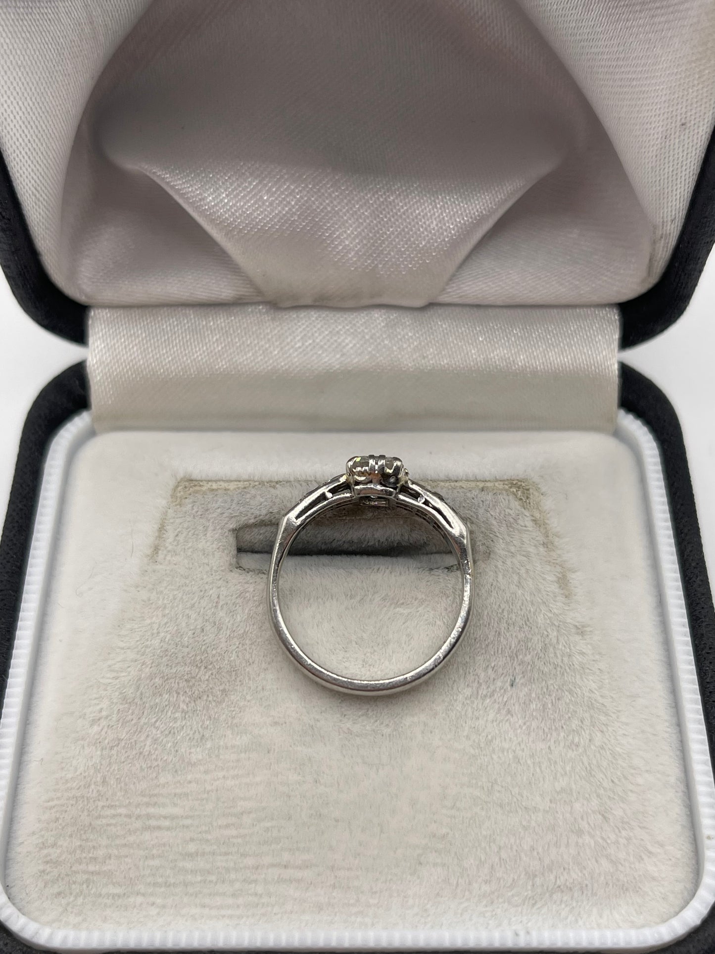 Platinum 75 point diamond ring