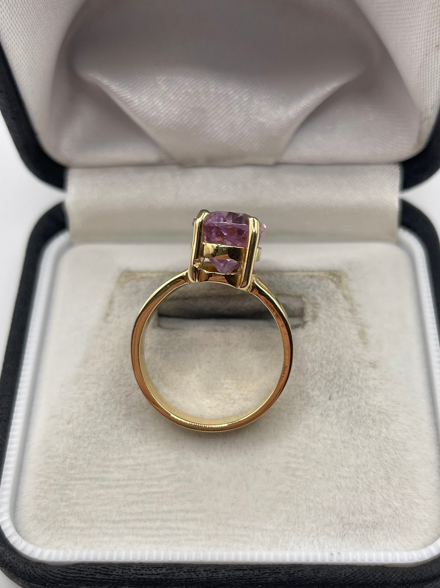 14ct gold kunzite ring