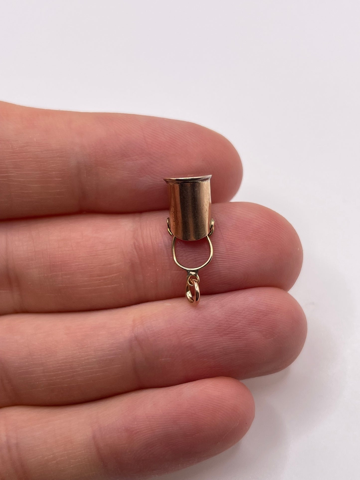 9ct gold coal scuttle charm