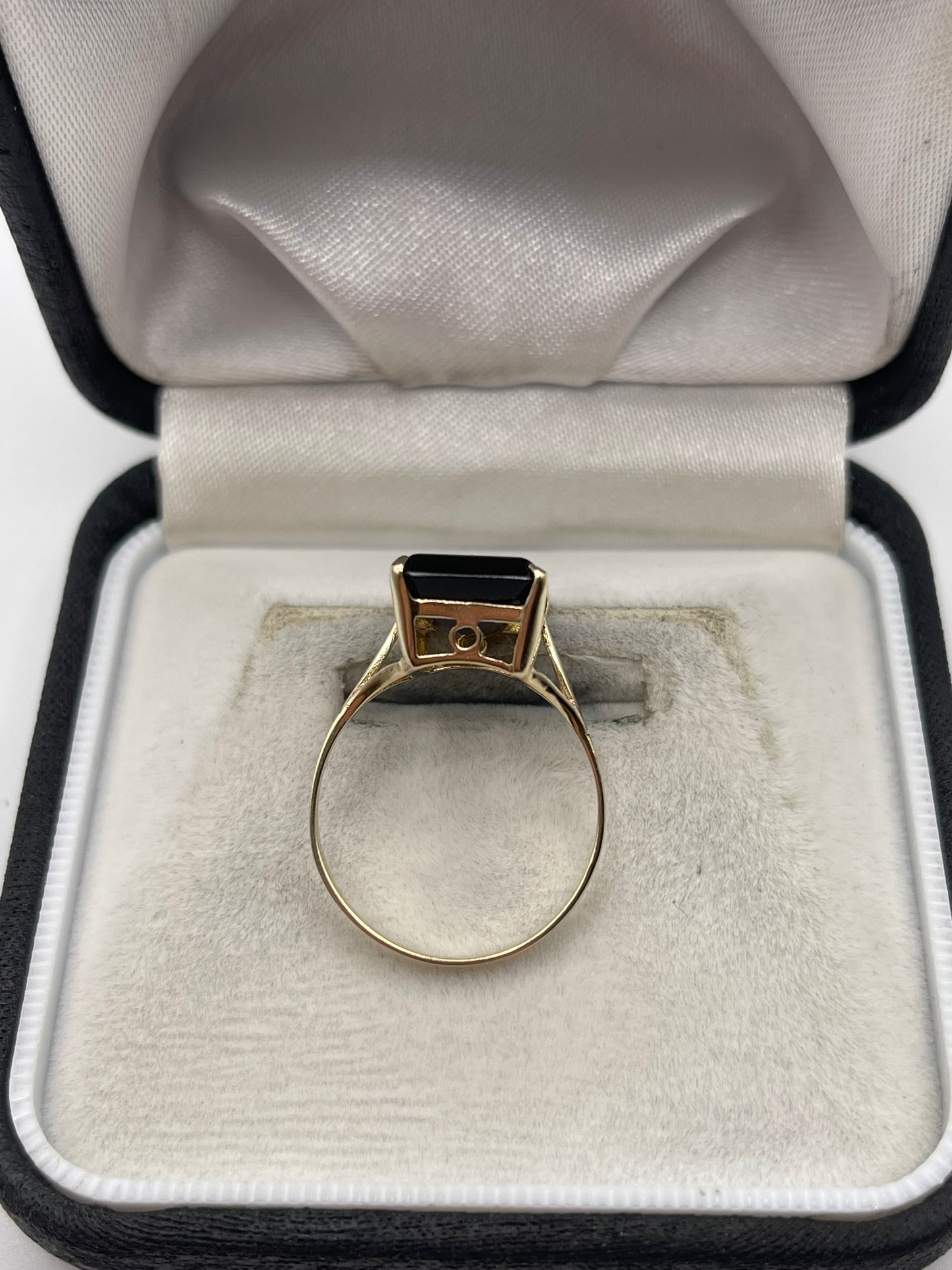 9ct gold Smokey quartz ring