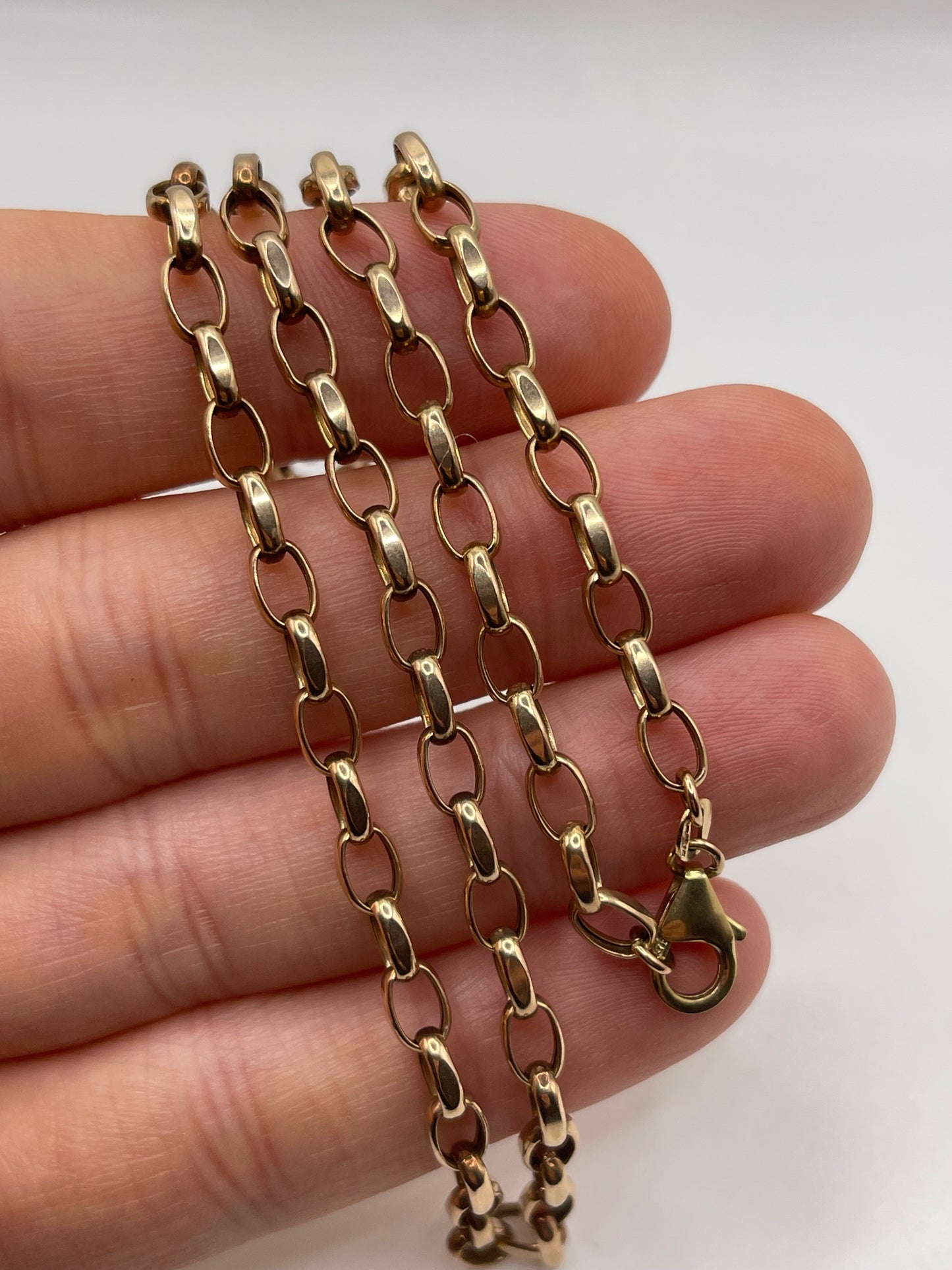 9ct rose gold chain 467