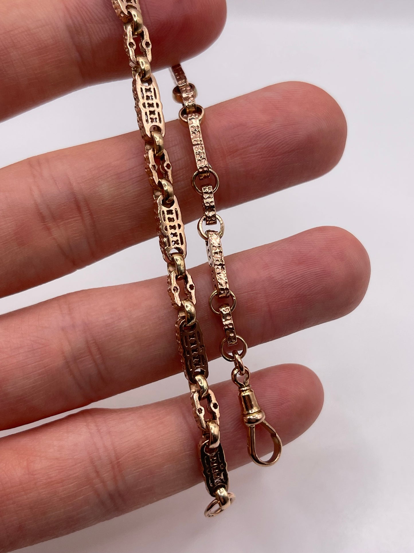 9ct rose gold bracelet