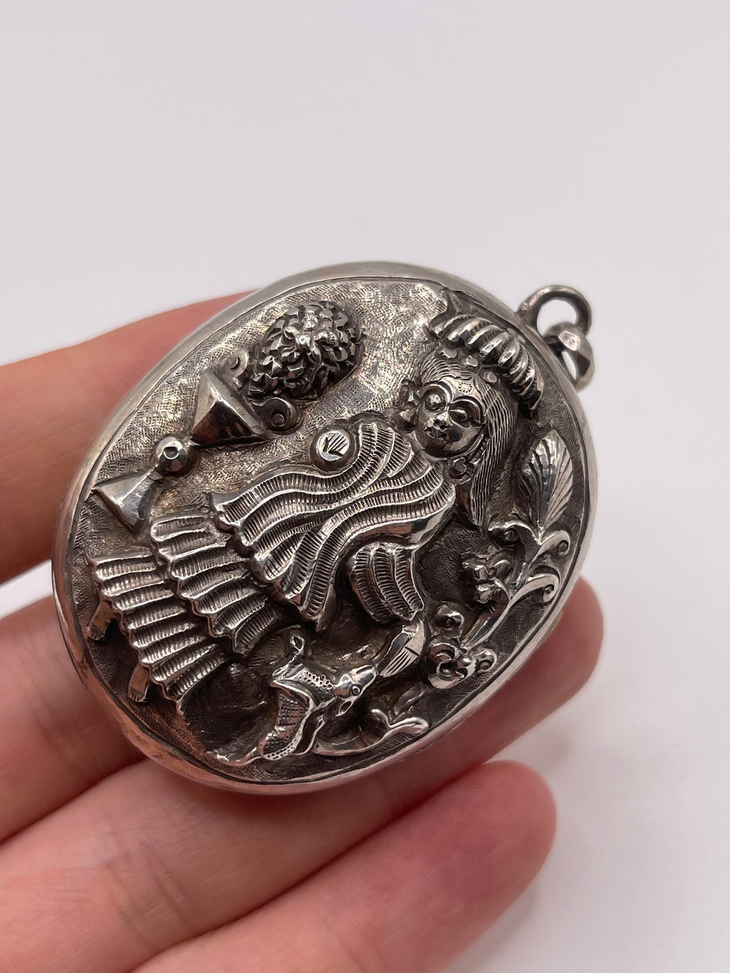 Antique silver Indian locket