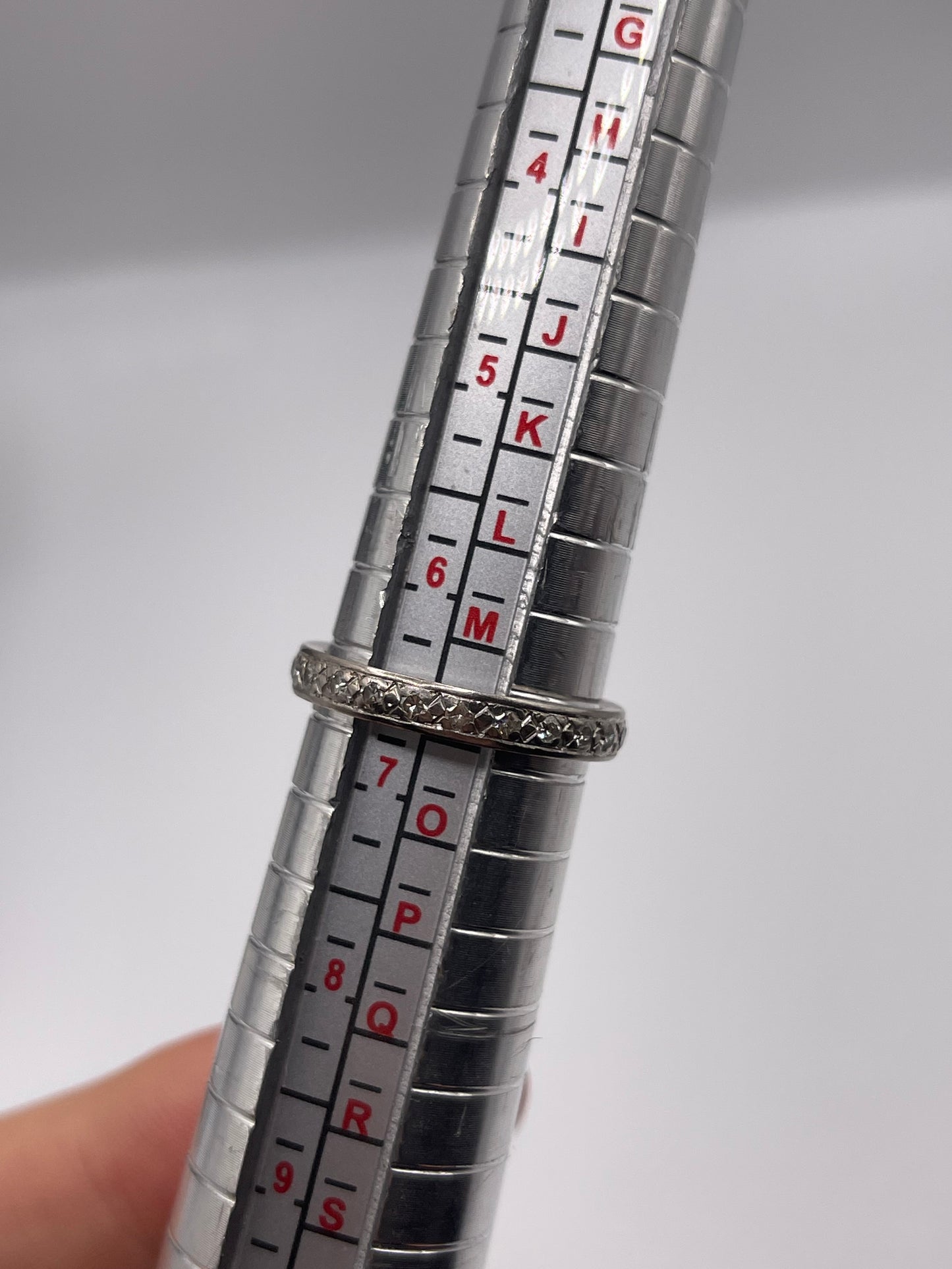 18ct white gold diamond eternity ring