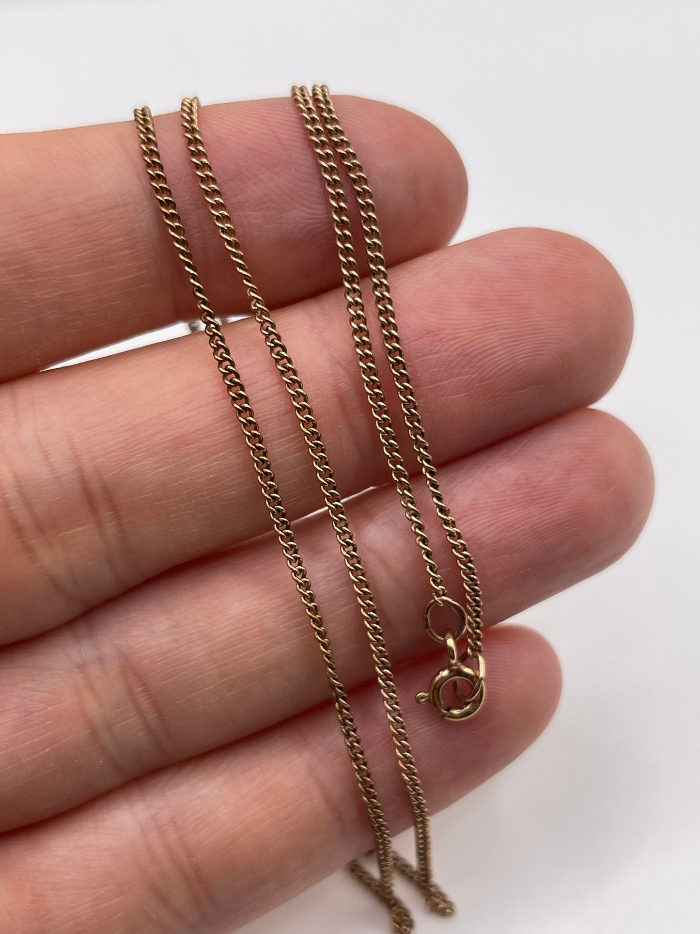 9ct rose gold chain 125