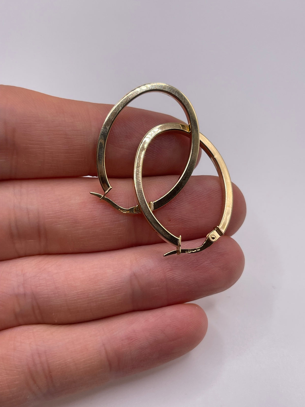 9ct gold Creole earrings
