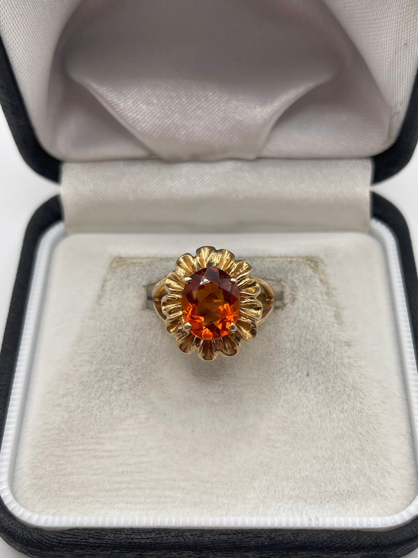 9ct gold paste ring