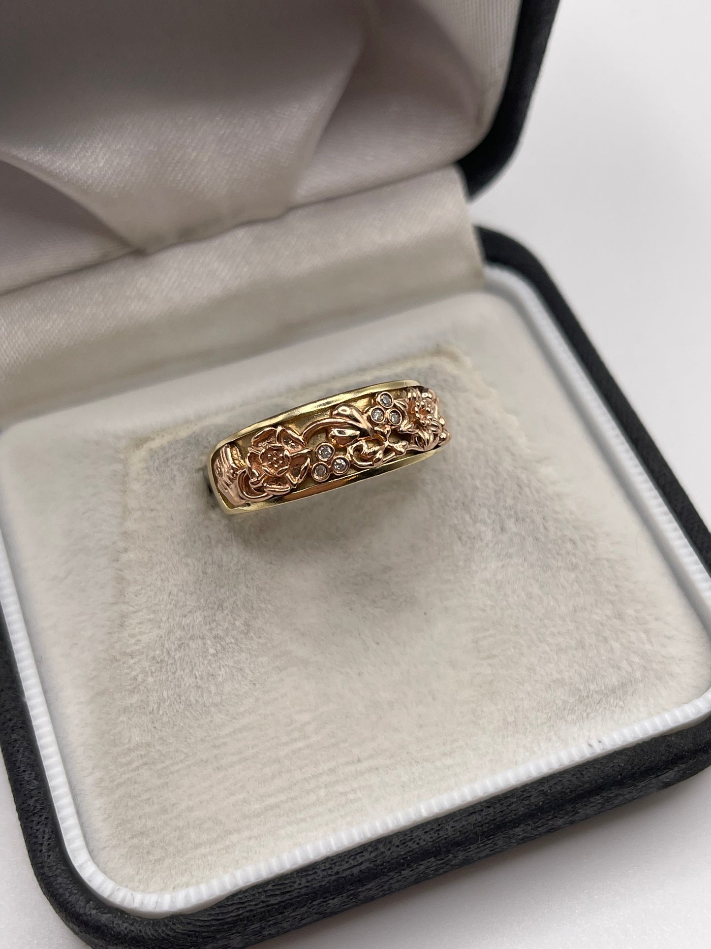 Clogau 9ct gold diamond ring