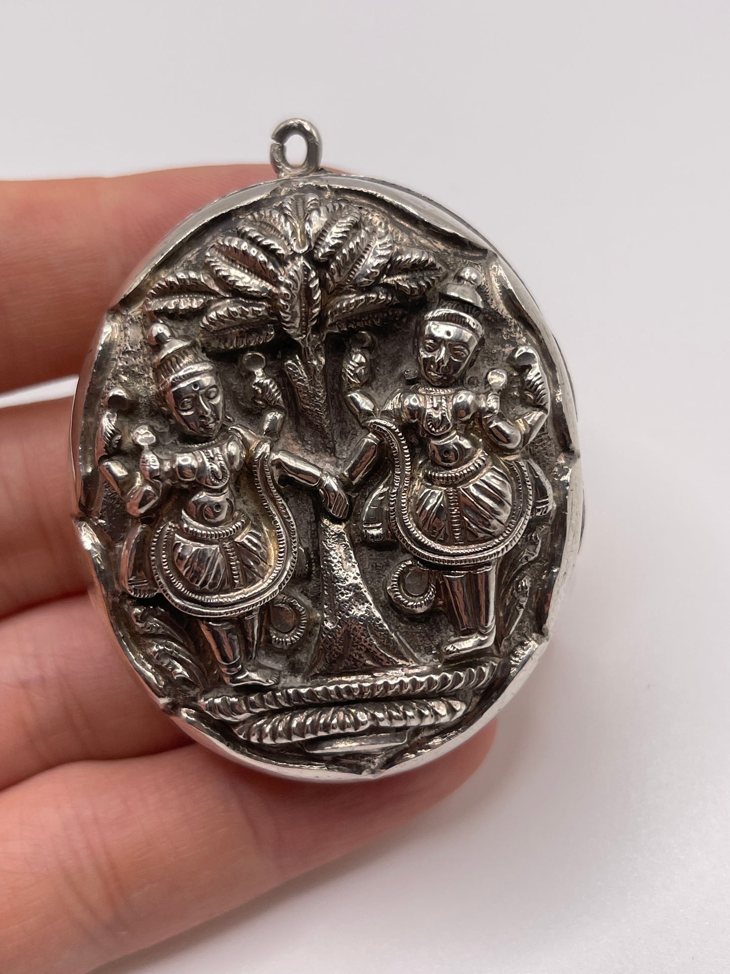 Antique silver Indian locket