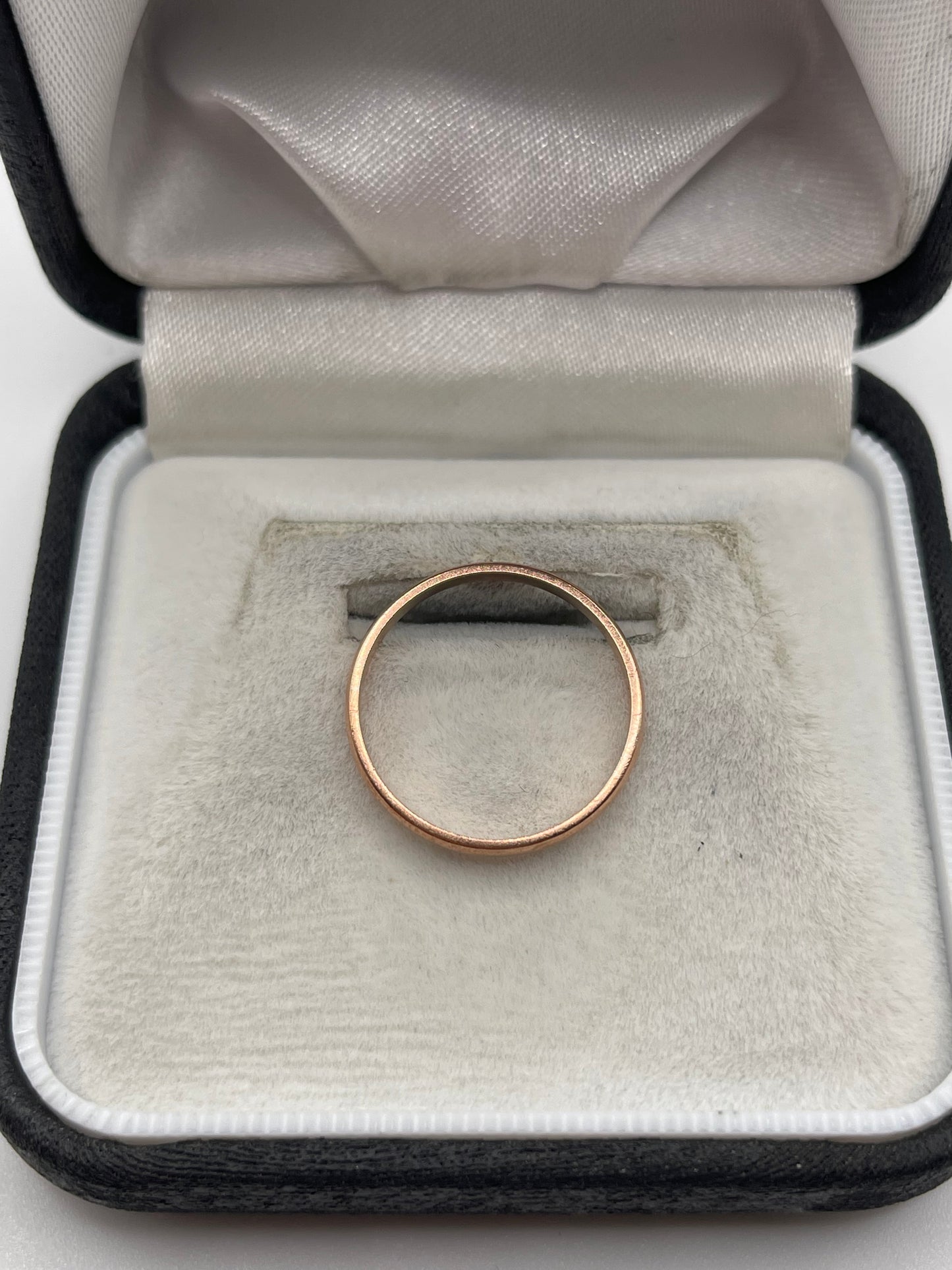 9ct rose gold band
