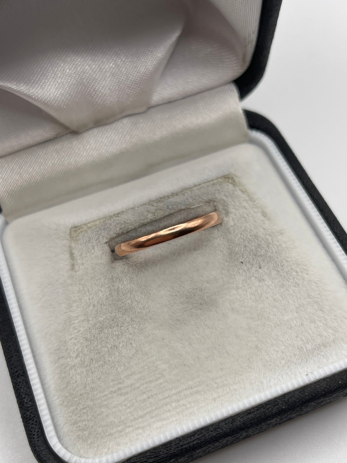 9ct rose gold band