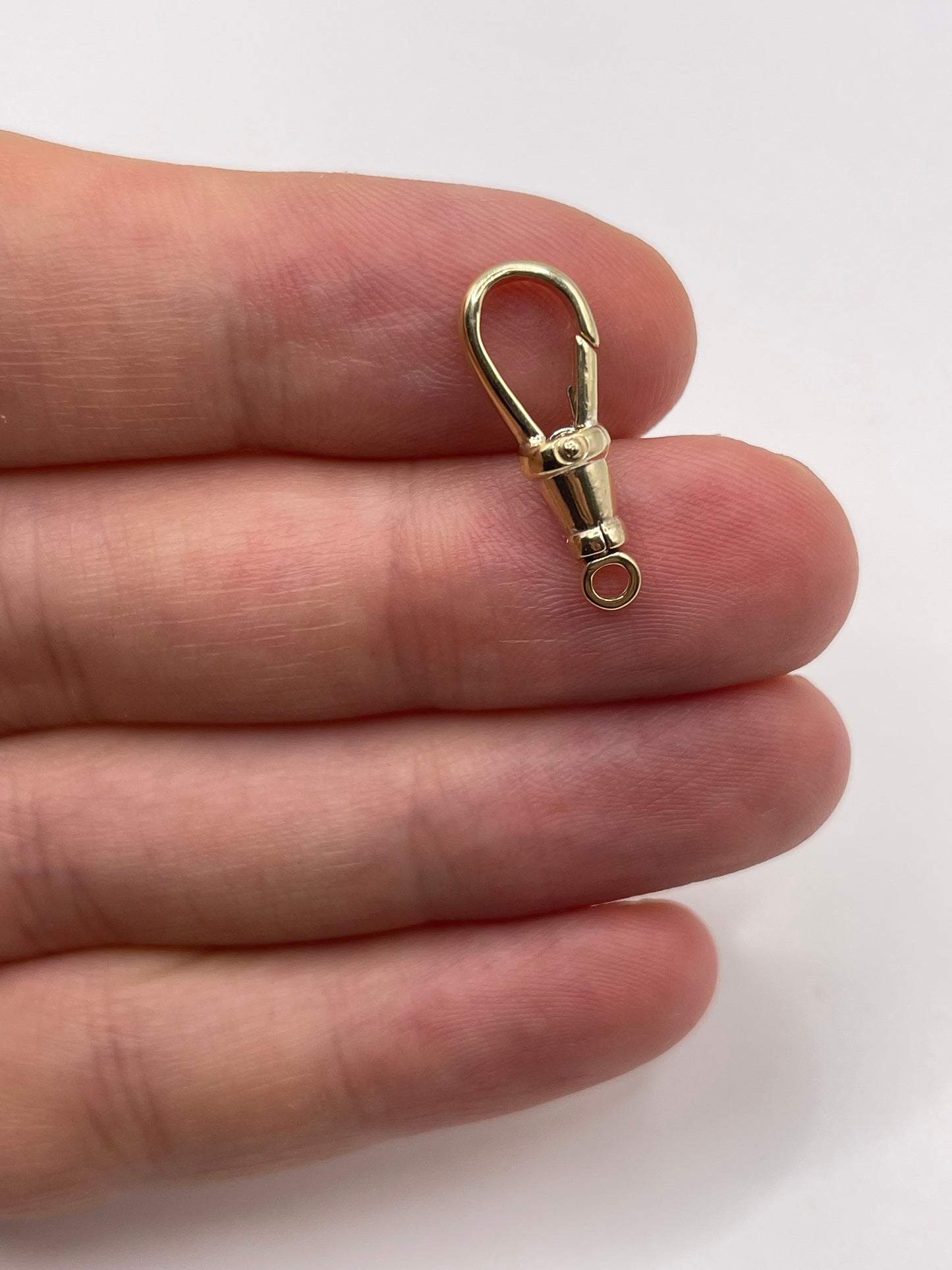 9ct gold swivel dog clip 20mm