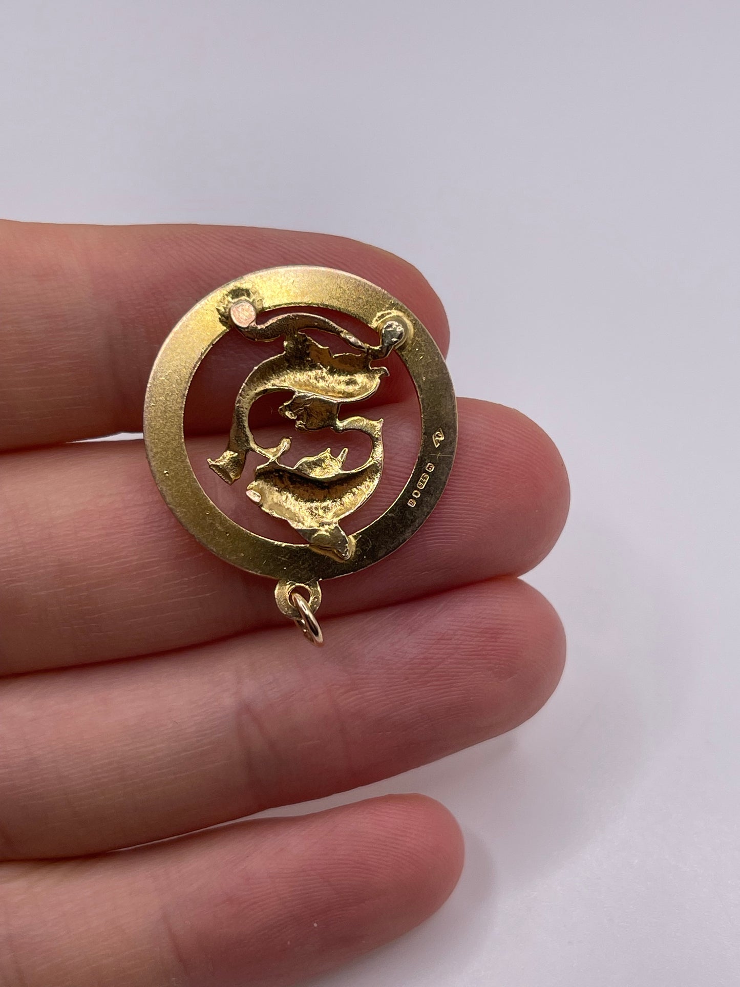 9ct gold pieces pendant